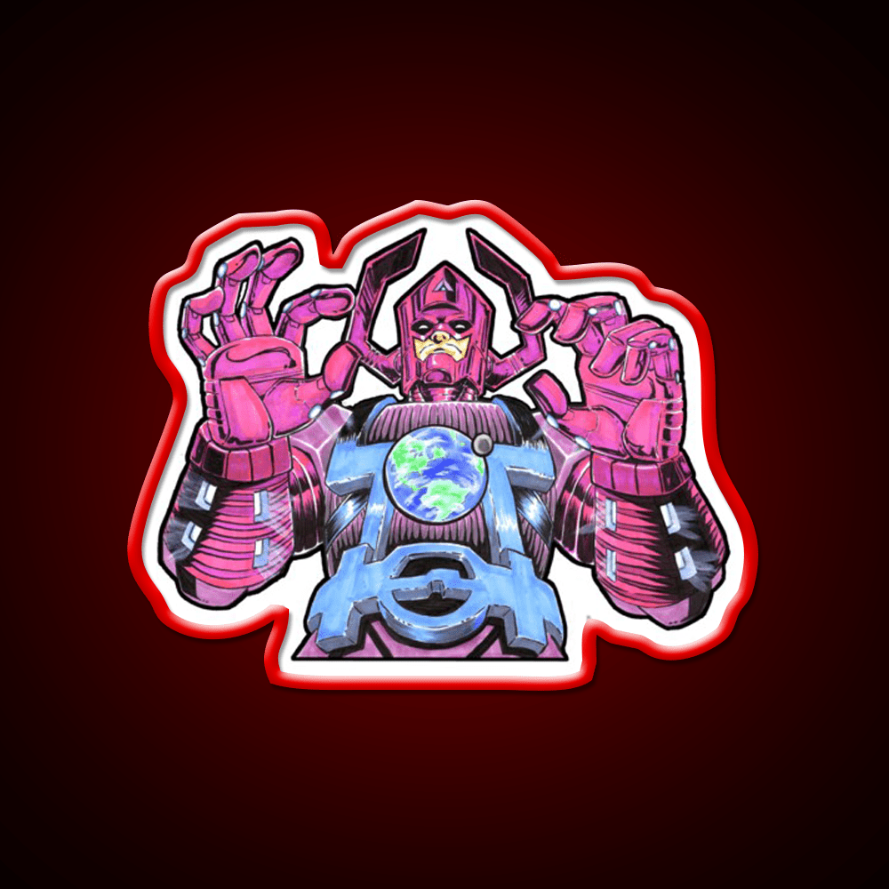 Galactus Hunger Snack Food Led Neon Sign Rgb Color - Shineneon