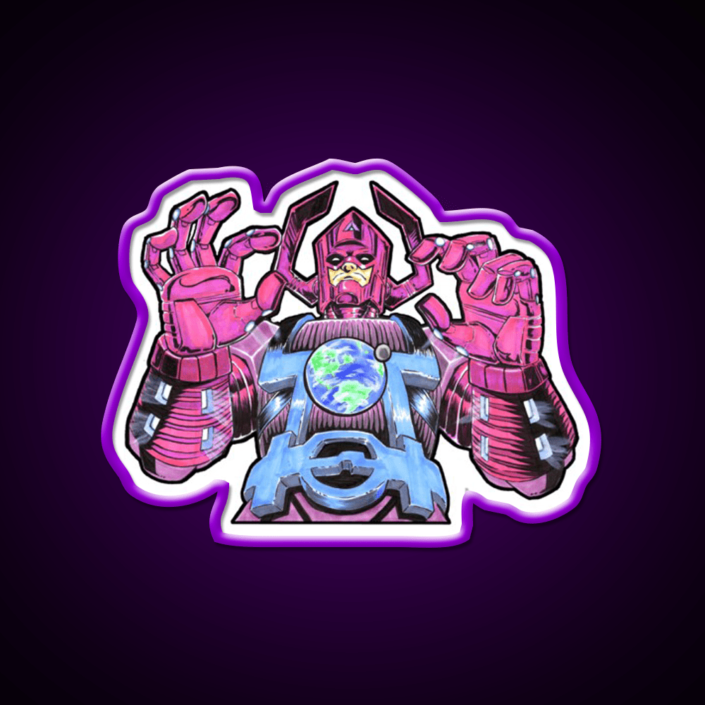 Galactus Hunger Snack Food Led Neon Sign Rgb Color - Shineneon