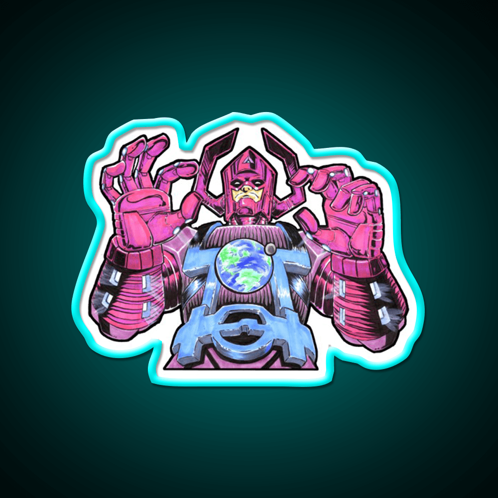 Galactus Hunger Snack Food Led Neon Sign Rgb Color - Shineneon