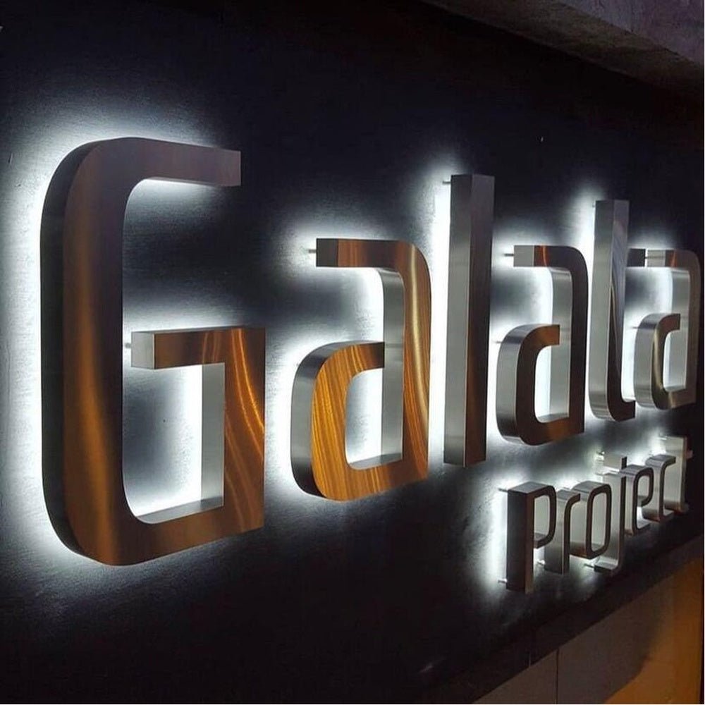 Galala Proiect 3D Backlit Channel Letters Led Light Sign - Shineneon