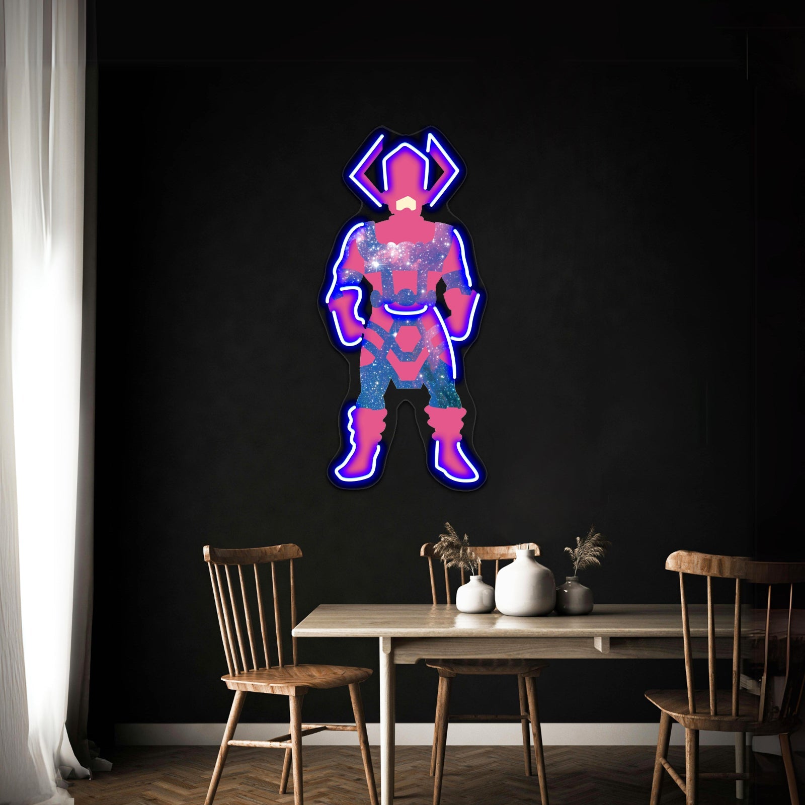 Galaxy Moon Neon Sign Wall Art Decor - Shineneon