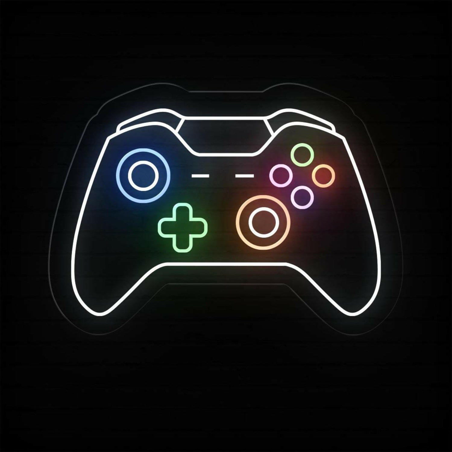 Game Controller Led Neon Sign With Multicolor Buttons For Gaming Room Decor | Shineneon