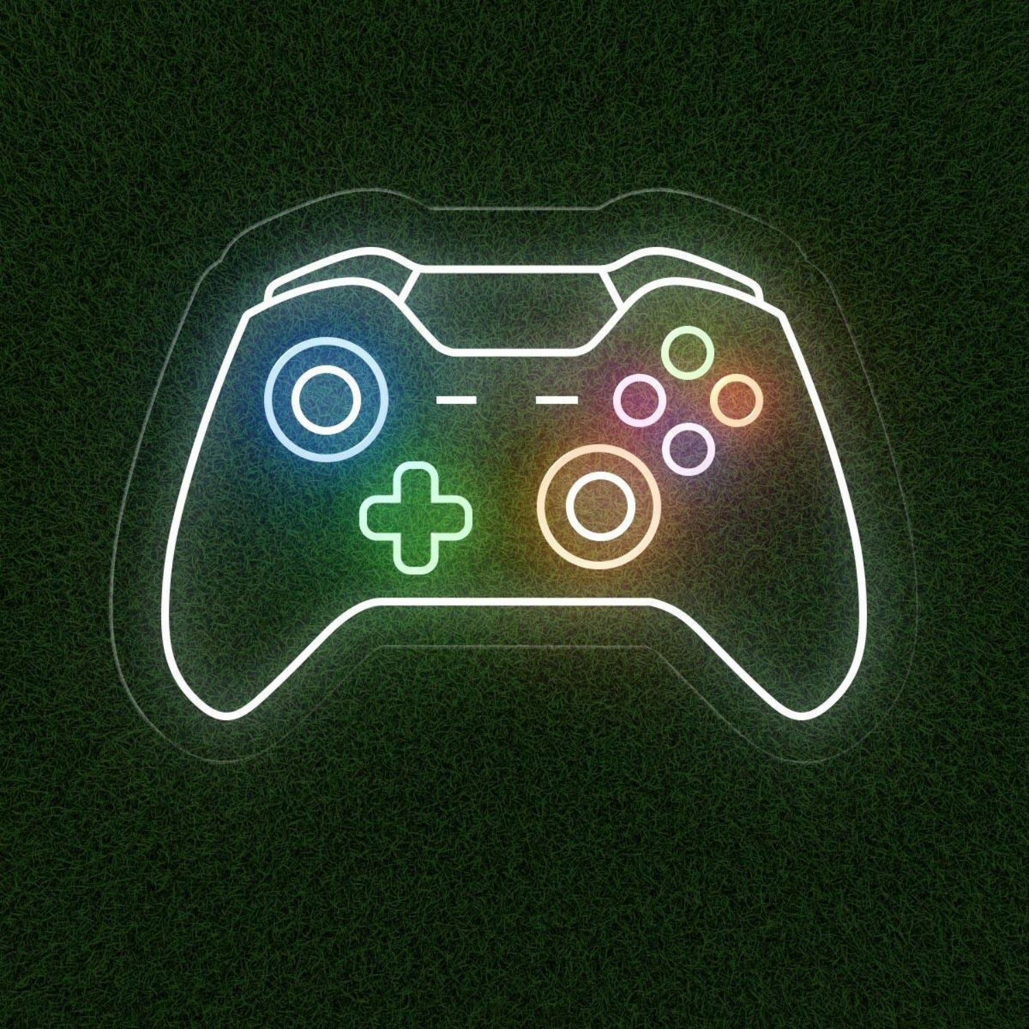 Game Controller Led Neon Sign With Multicolor Buttons For Gaming Room Decor | Shineneon