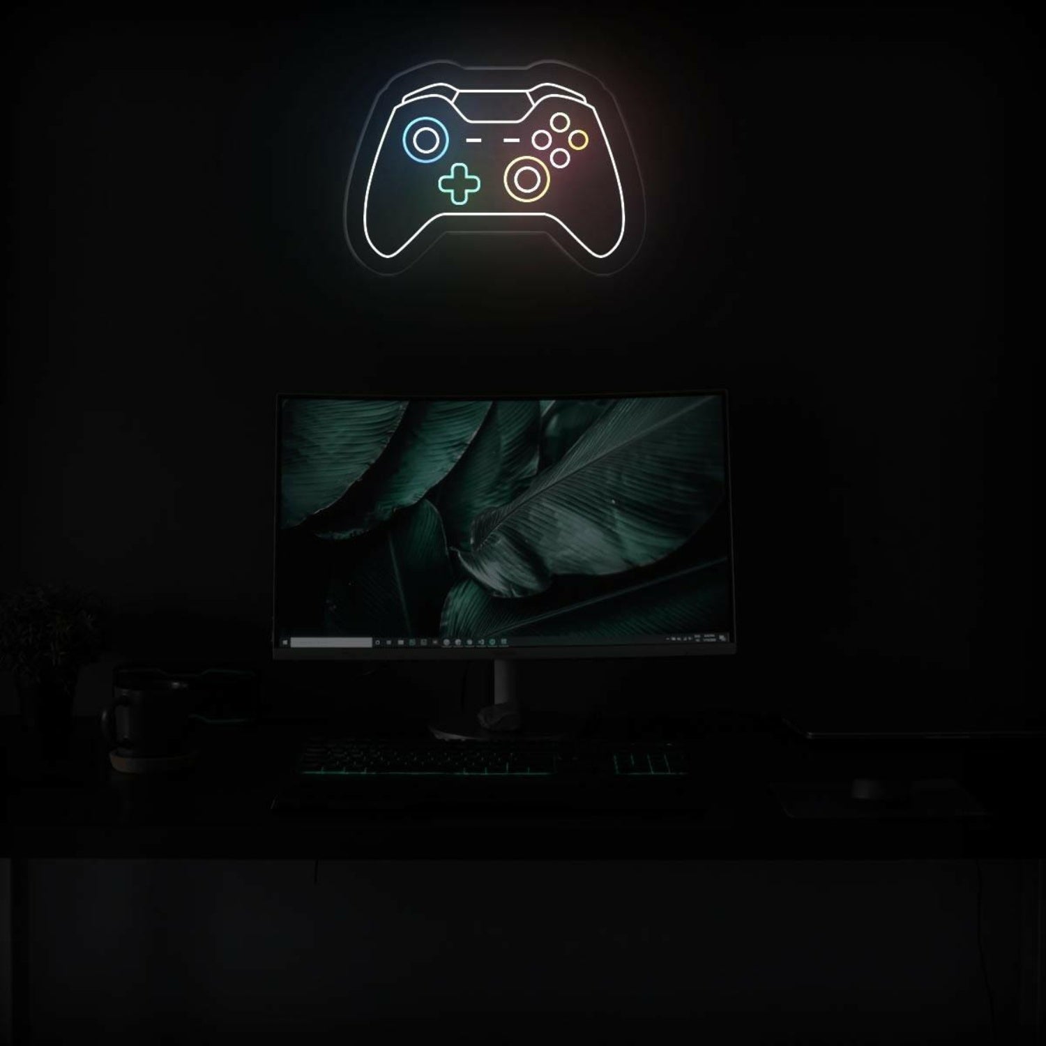 Game Controller Led Neon Sign With Multicolor Buttons For Gaming Room Decor | Shineneon