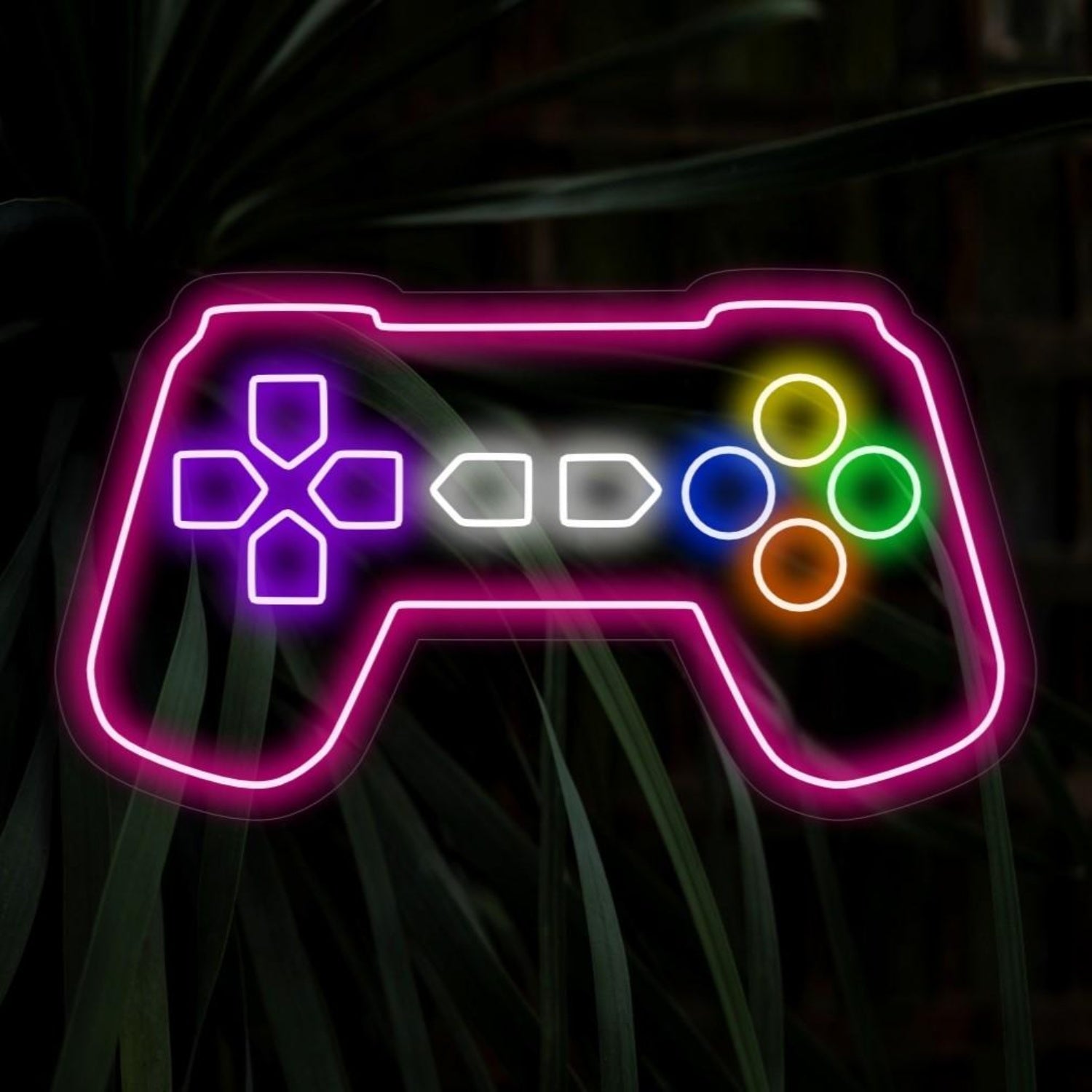 Game Controller Multicolor Led Neon Sign For Gaming Room Decor | Shineneon