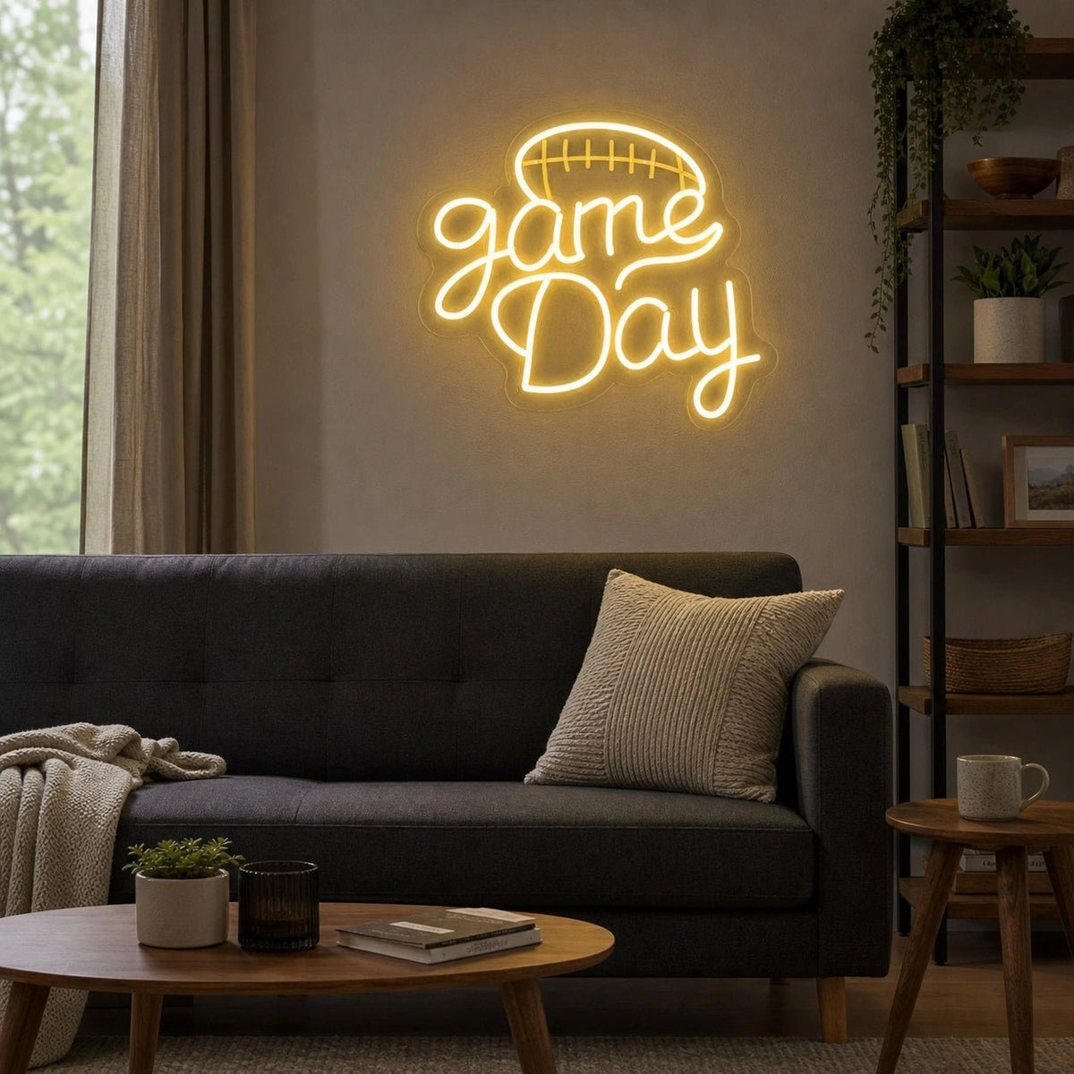 Game Day Football Home LED Neon Sign - Shineneon