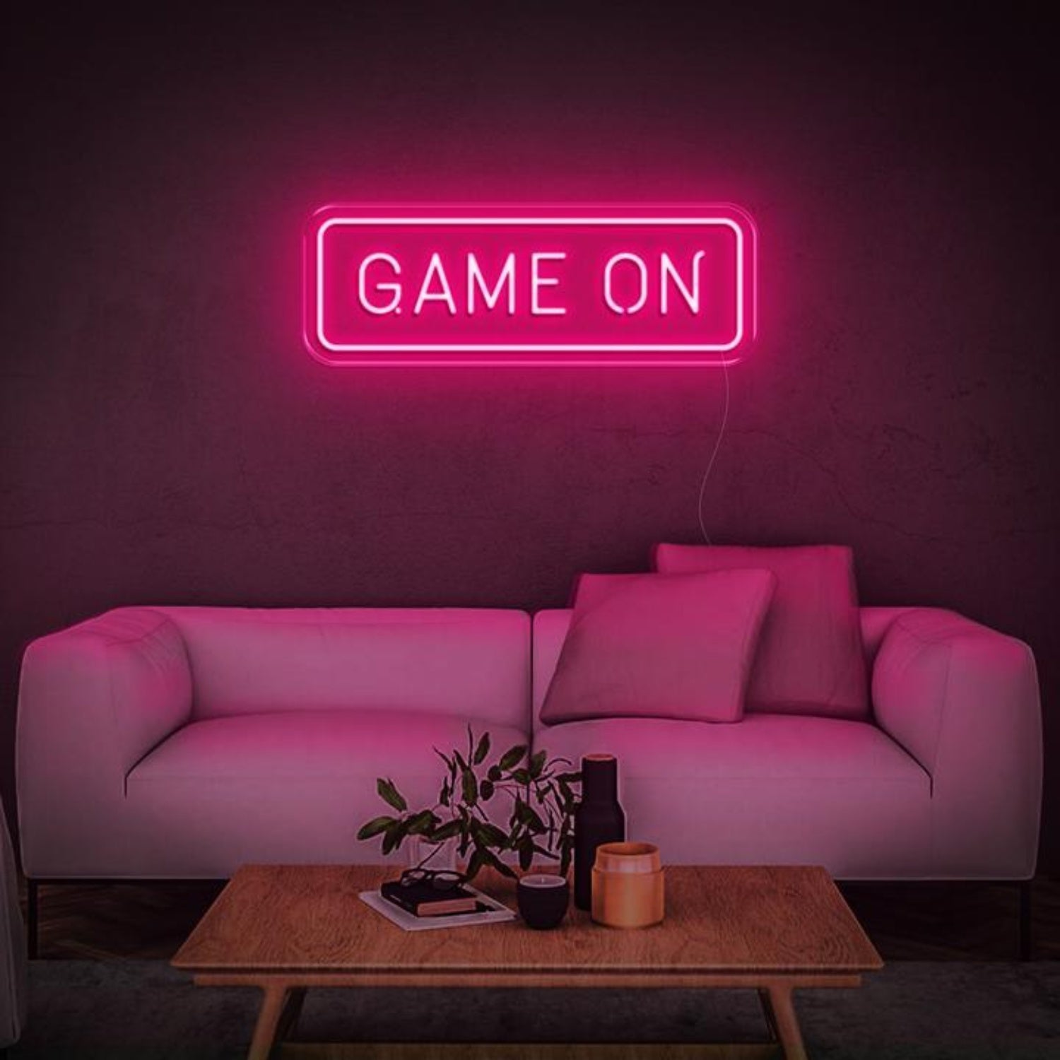 Game On Green White Led Neon Sign For Gaming Room Decor | Shineneon