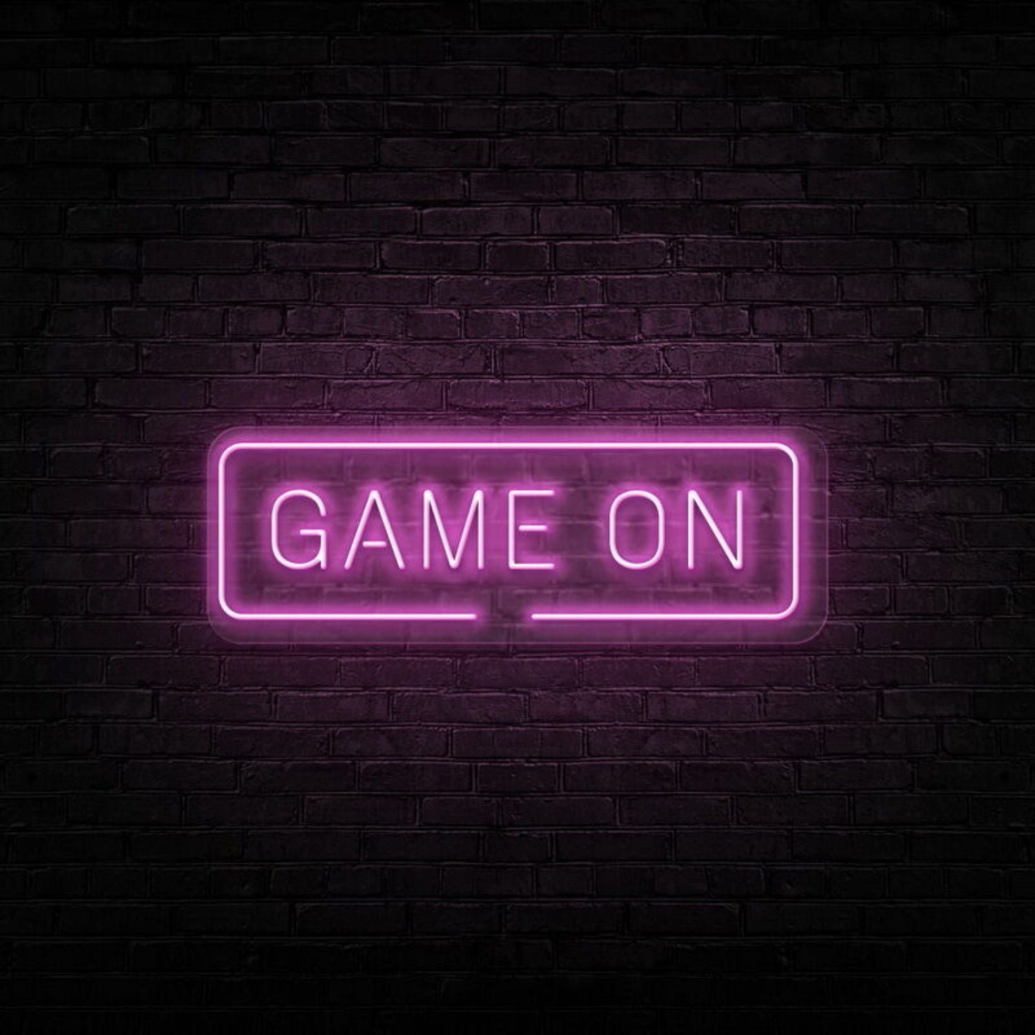 Game On Led Neon Sign Game Rooms And Sports Enthusiasts - Shineneon