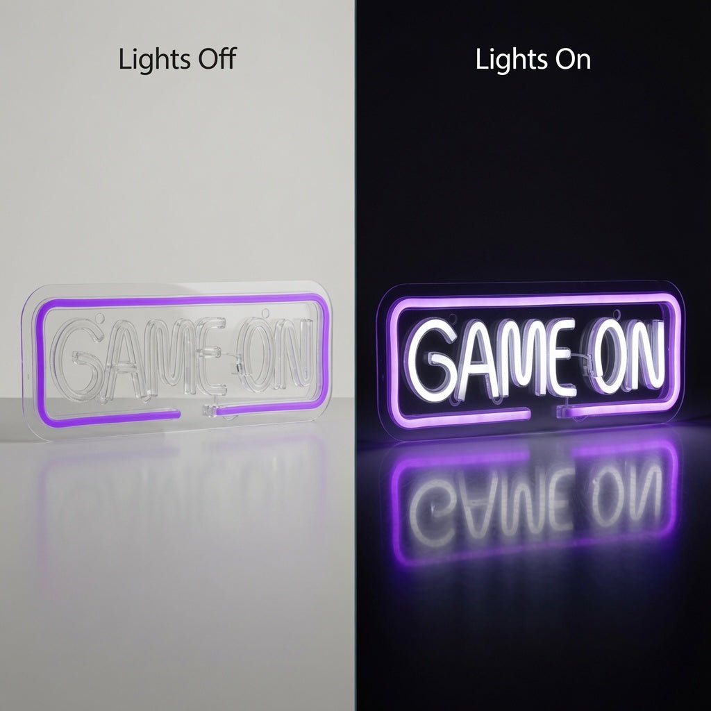 Game On LED Neon Sign Wall Decor - Shineneon