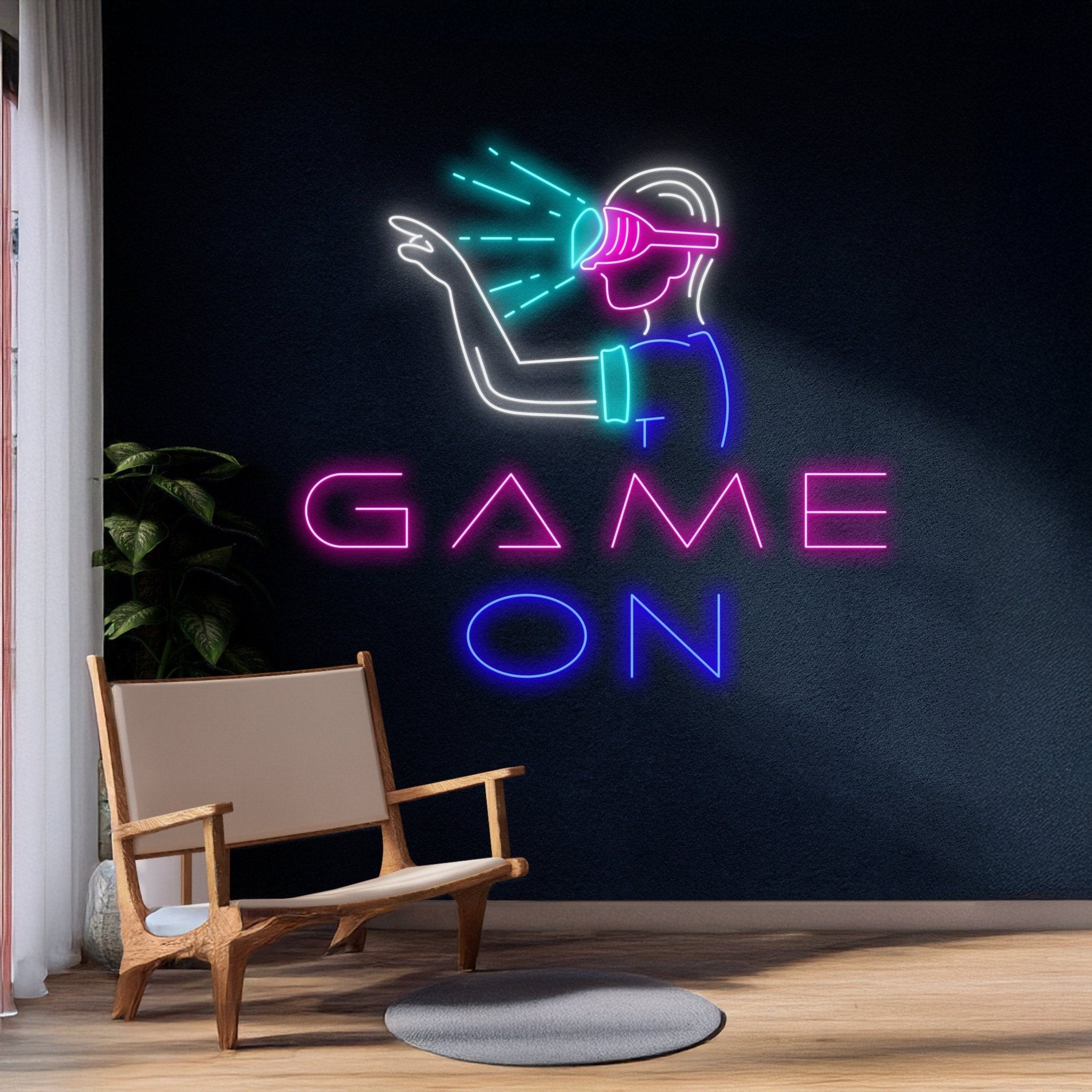 Game On Vr Games Neon Sign - Shineneon