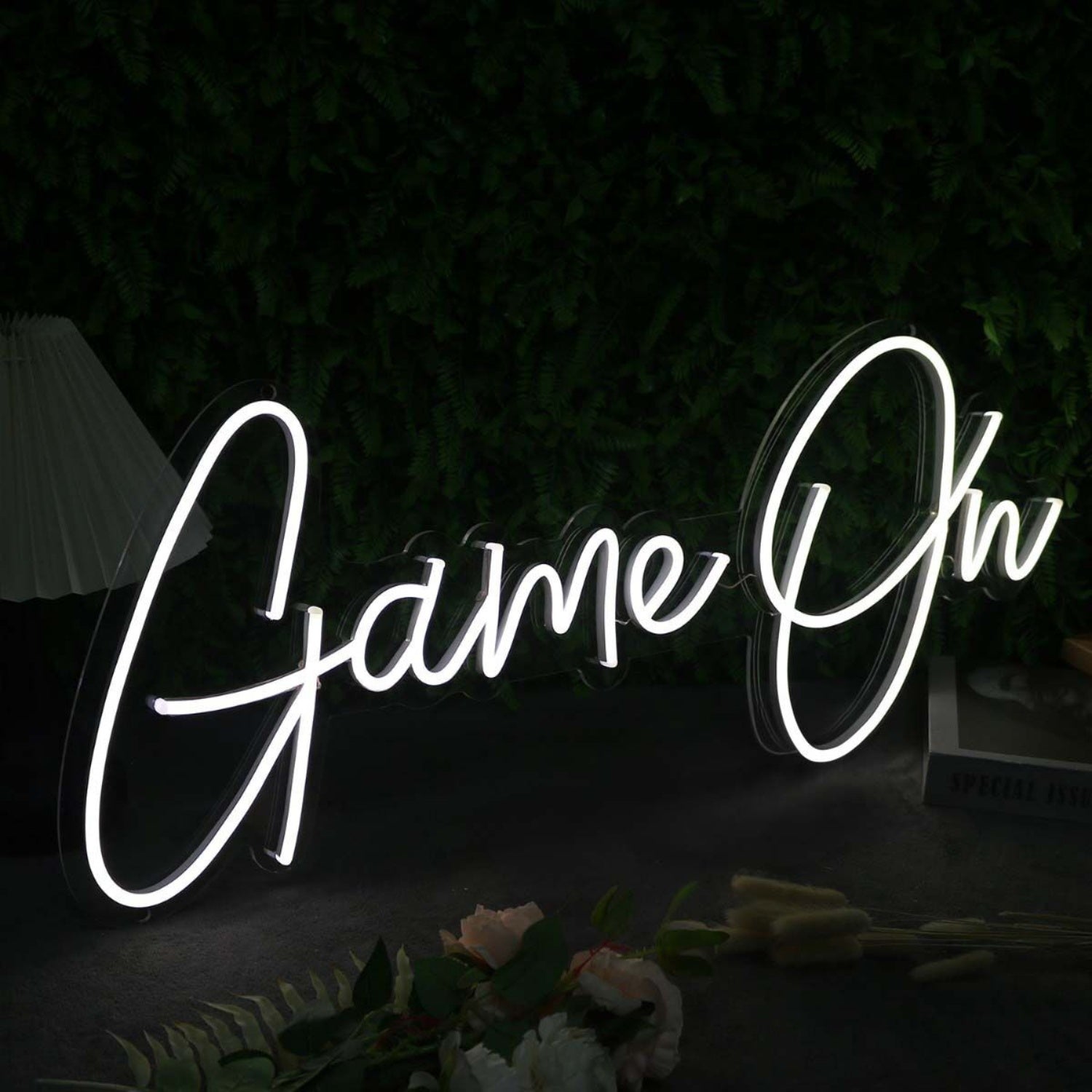 Game On White Custom Led Neon Sign - Shineneon