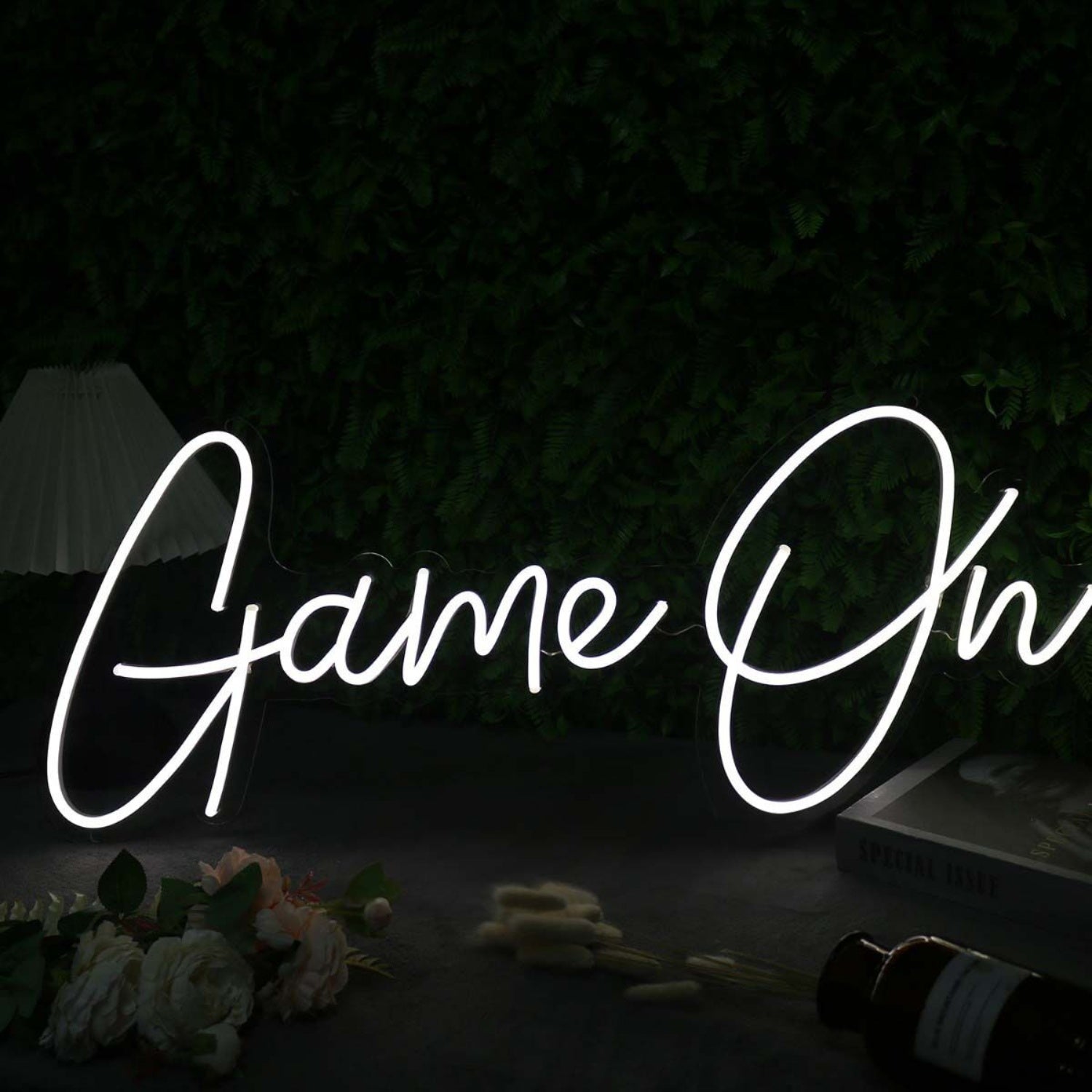 Game On White Custom Led Neon Sign - Shineneon