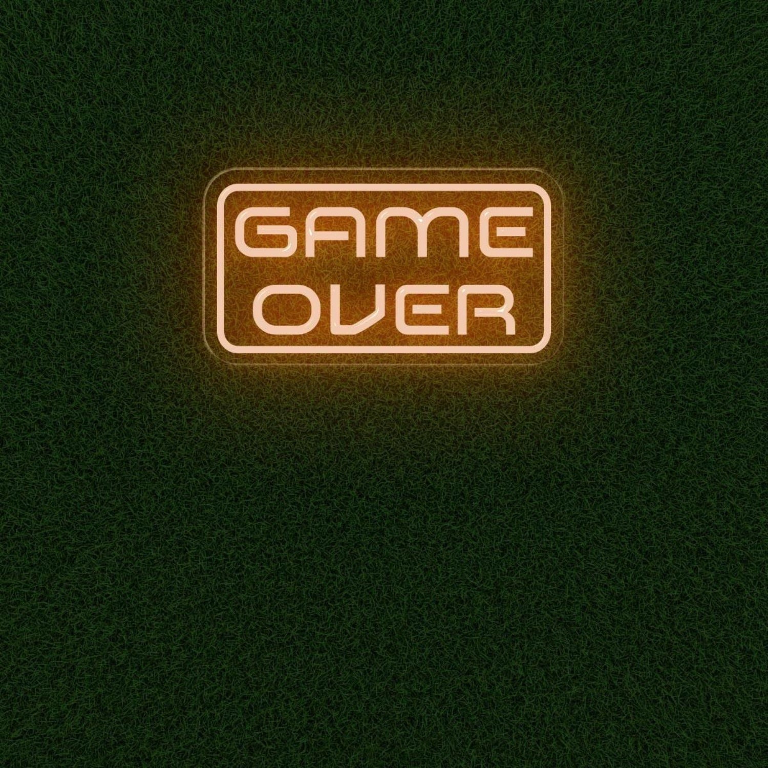 Game Over Blue-White Led Neon Sign Gaming Room Arcade Decor | Shineneon