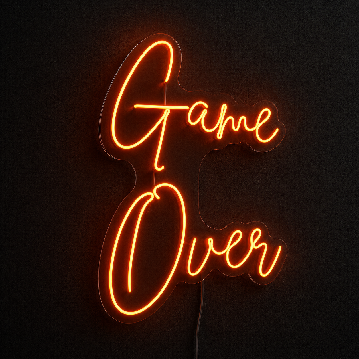 Game Over LED Neon Sign - 02 High-Converting Product Image