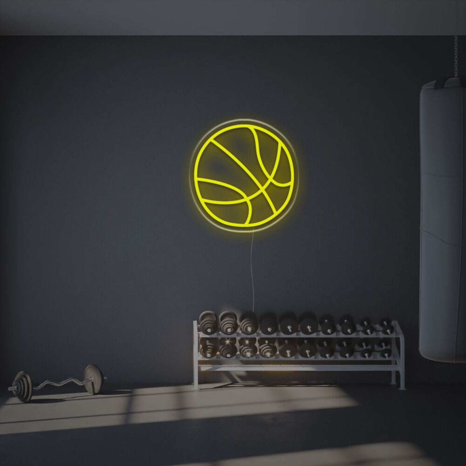 Game Room And Bar Atmosphere With The Basketball For Gym Led Neon Sign | Shineneon