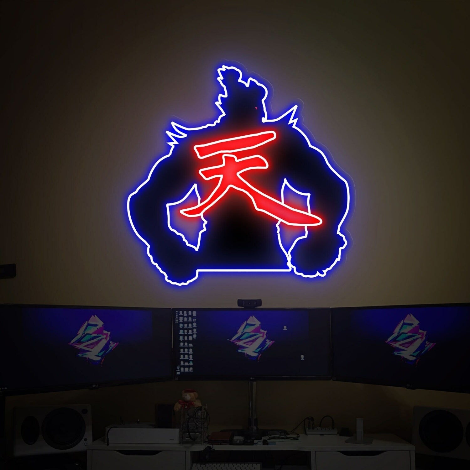 Game Room Bar Street Fighter Led Uv Led Neon Sign - Shineneon