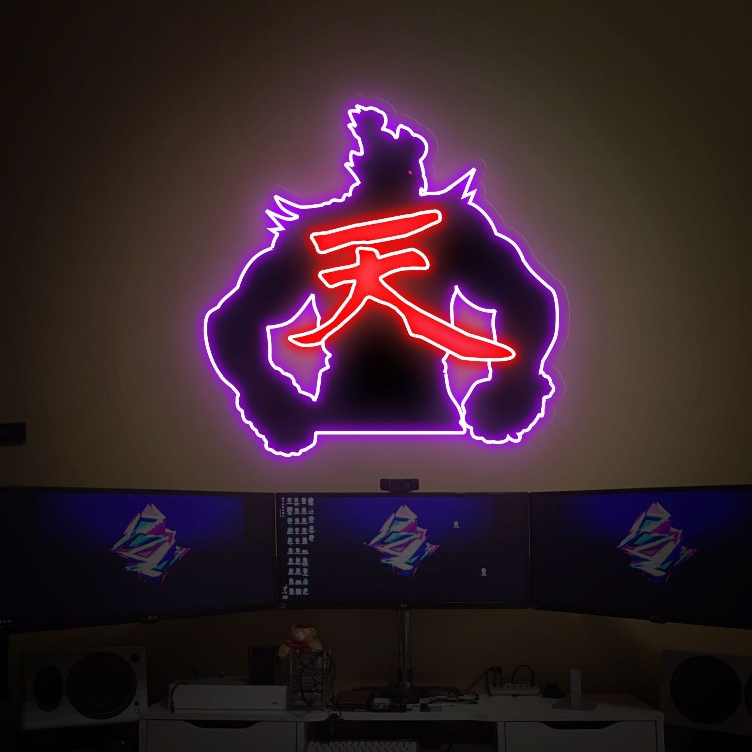 Game Room Bar Street Fighter Led Uv Led Neon Sign - Shineneon