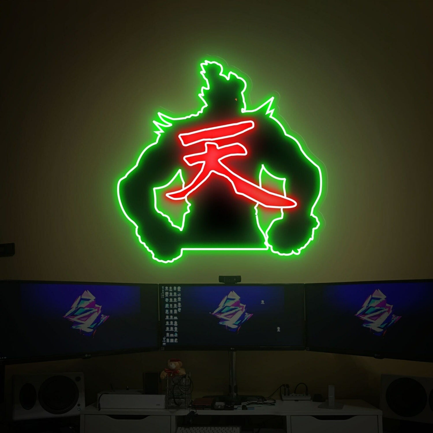 Game Room Bar Street Fighter Led Uv Led Neon Sign - Shineneon