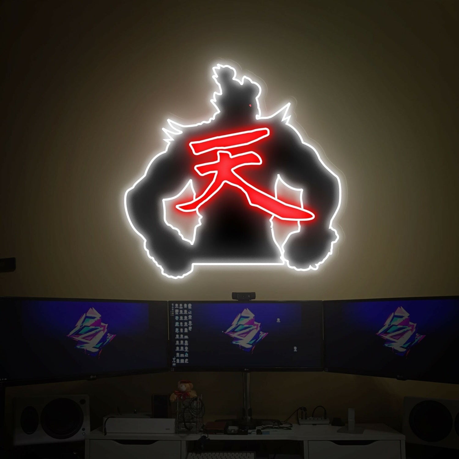 Game Room Bar Street Fighter Led Uv Led Neon Sign - Shineneon