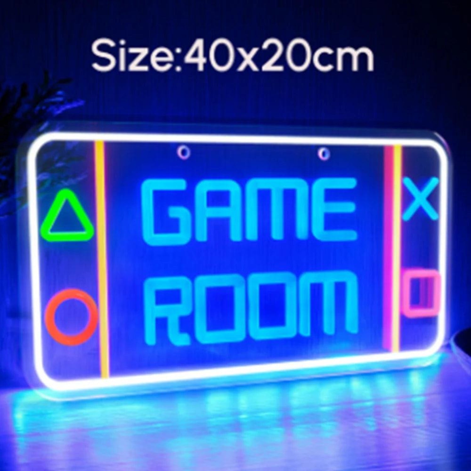 Game Room Multi-Color Led Neon Sign With Gaming Symbols For Arcade Spaces | Shineneon