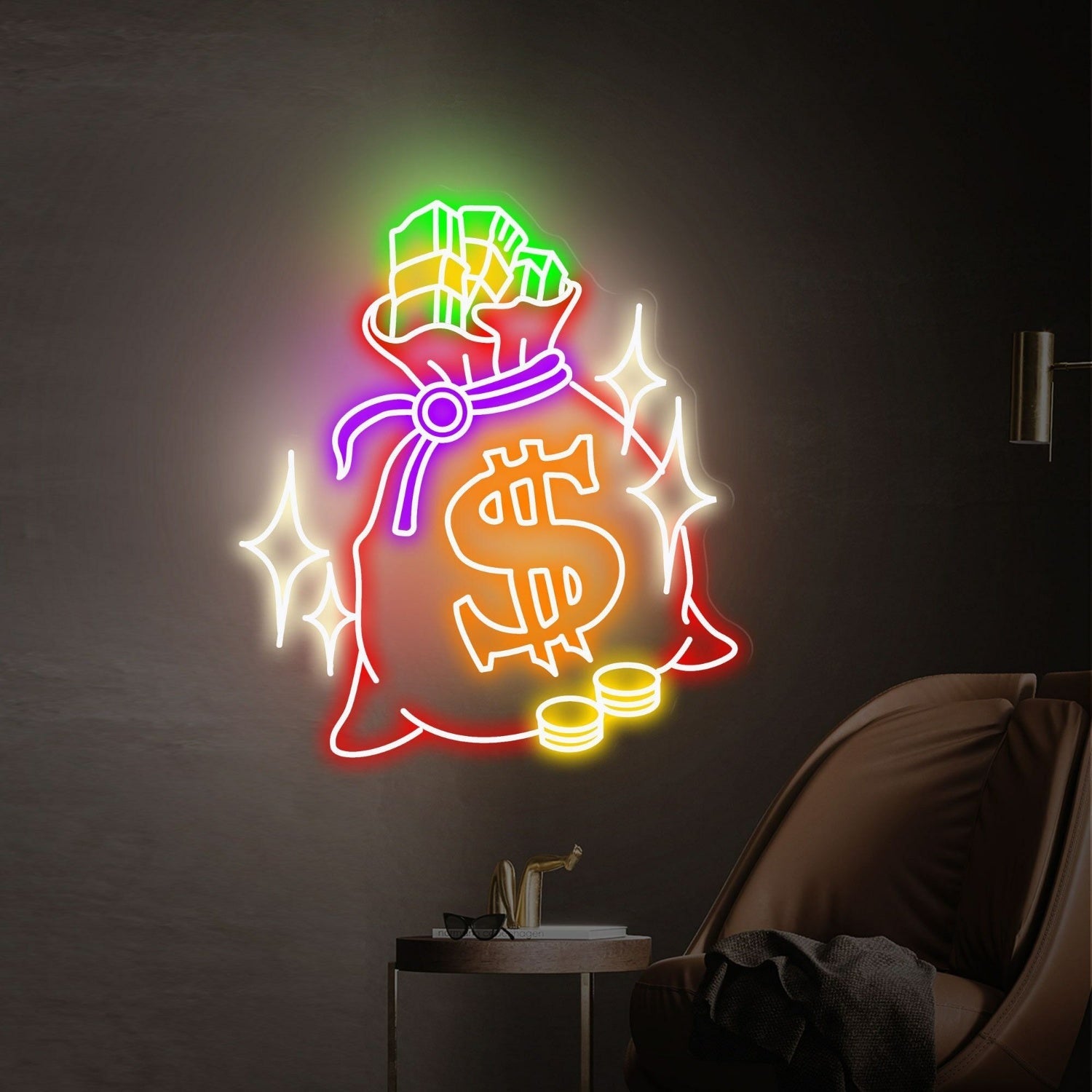 Game Roomstore Versatile Dollar Money Neon Light - Shineneon