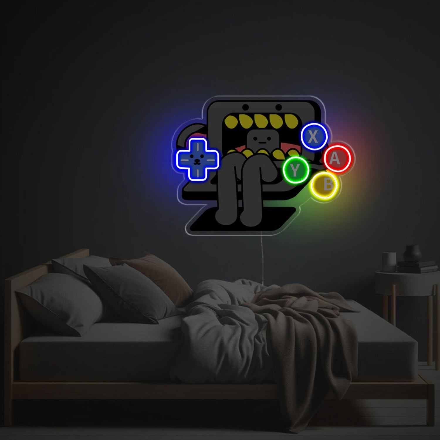 Gamepad Monster Led Neon Acrylic Artwork | Shineneon