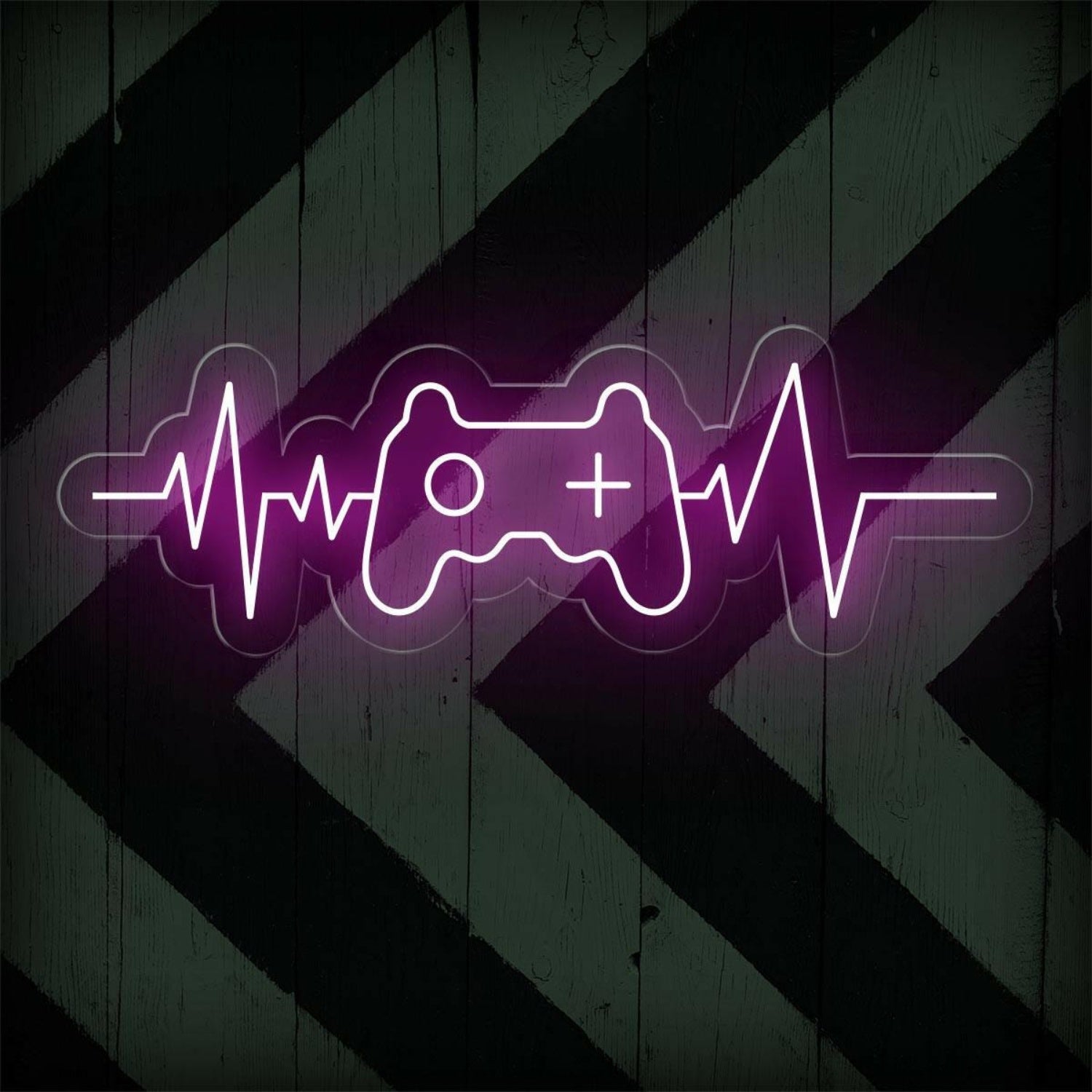 Gamer Heartbeat Controller Ecg Led Neon Sign For Gaming Room Decor | Shineneon