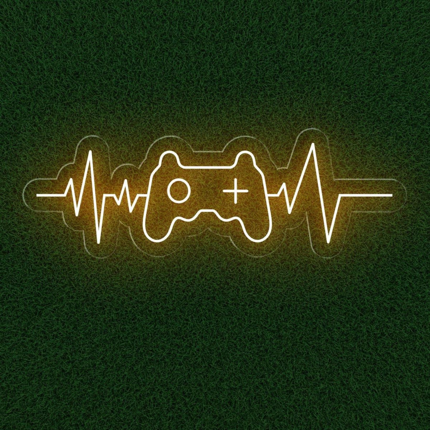 Gamer Heartbeat Controller Ecg Led Neon Sign For Gaming Room Decor | Shineneon