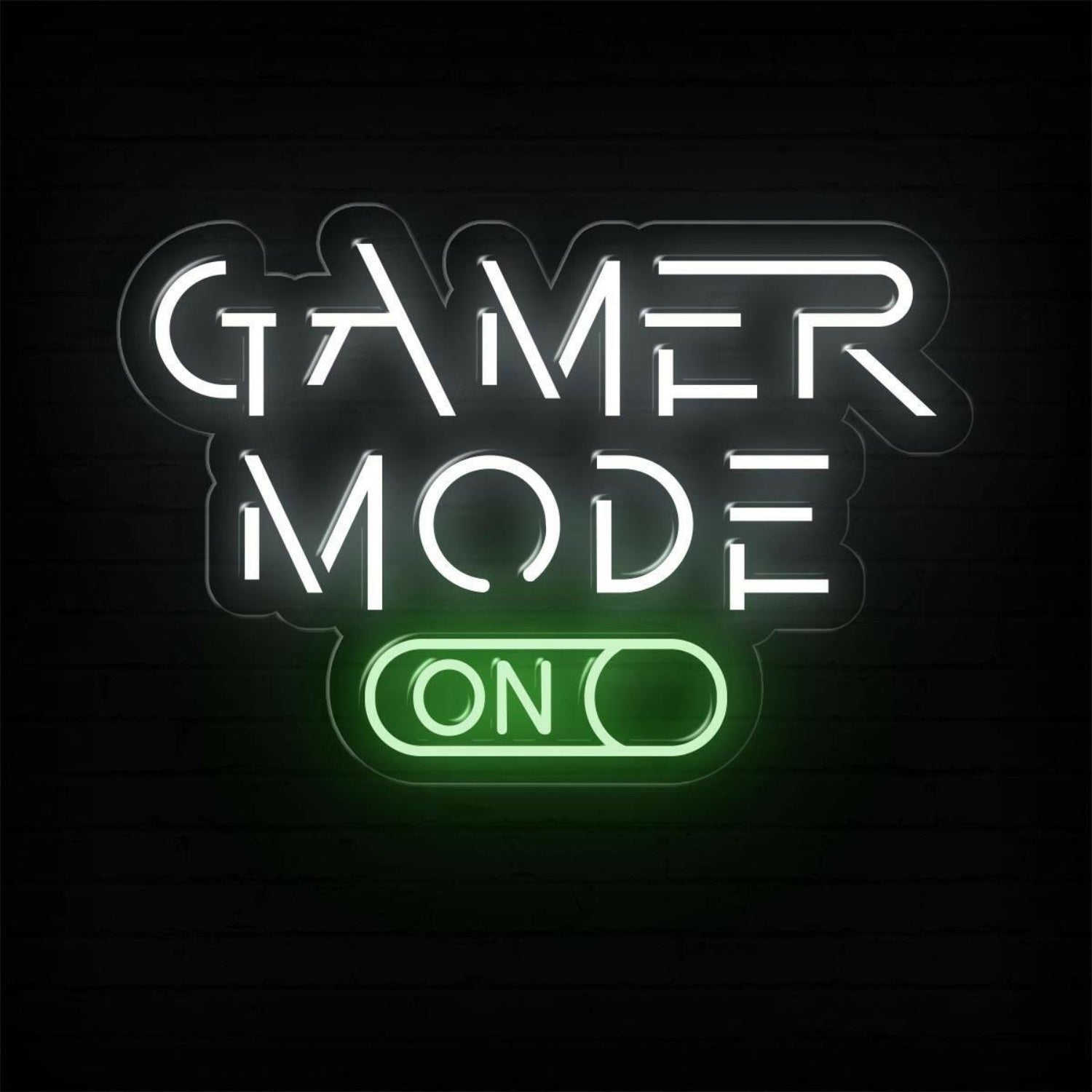 Gamer Mode On Switch Design Led Neon Sign For Gaming Room Decor | Shineneon
