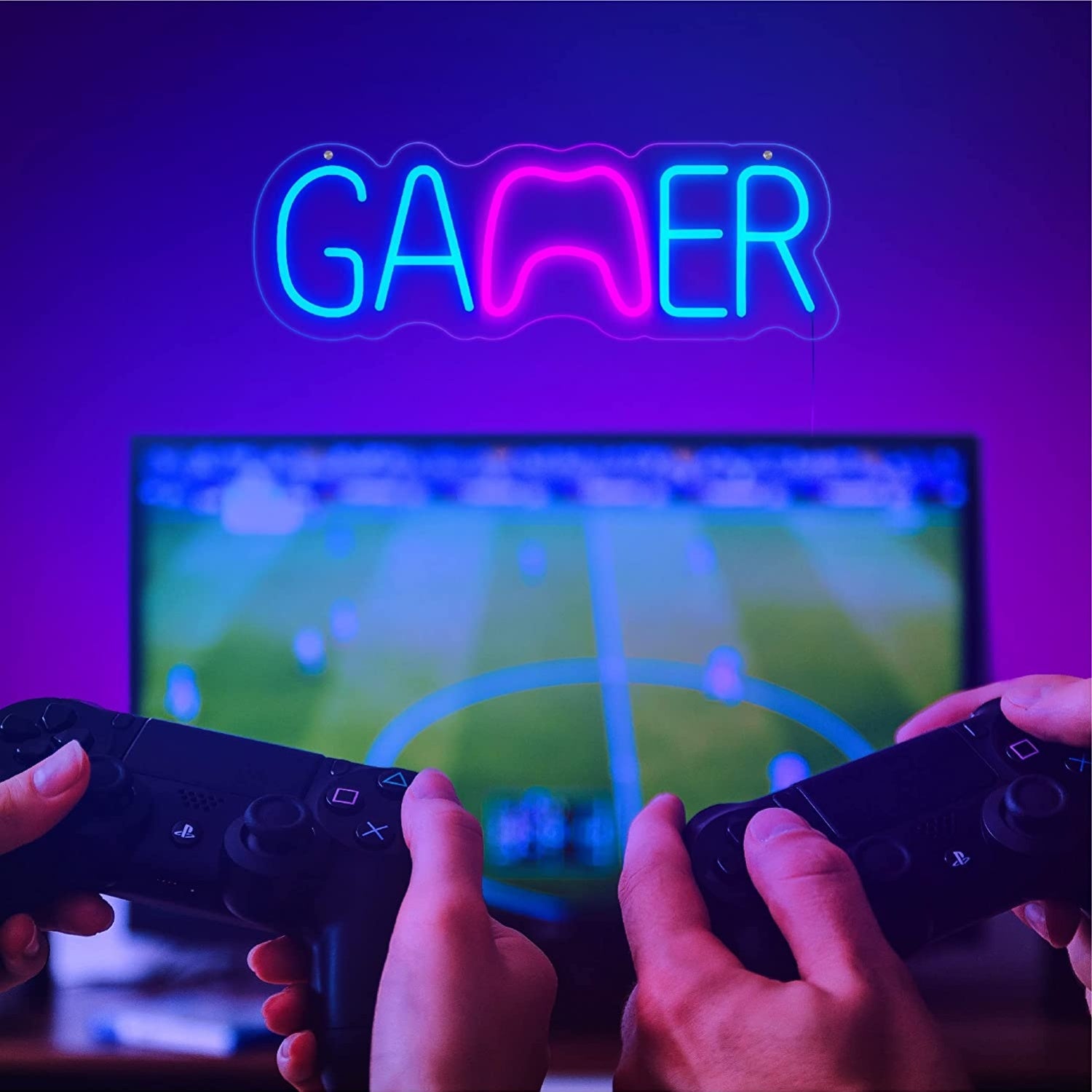 Gamer With Game Controller Led Neon Light Sign | Shineneon