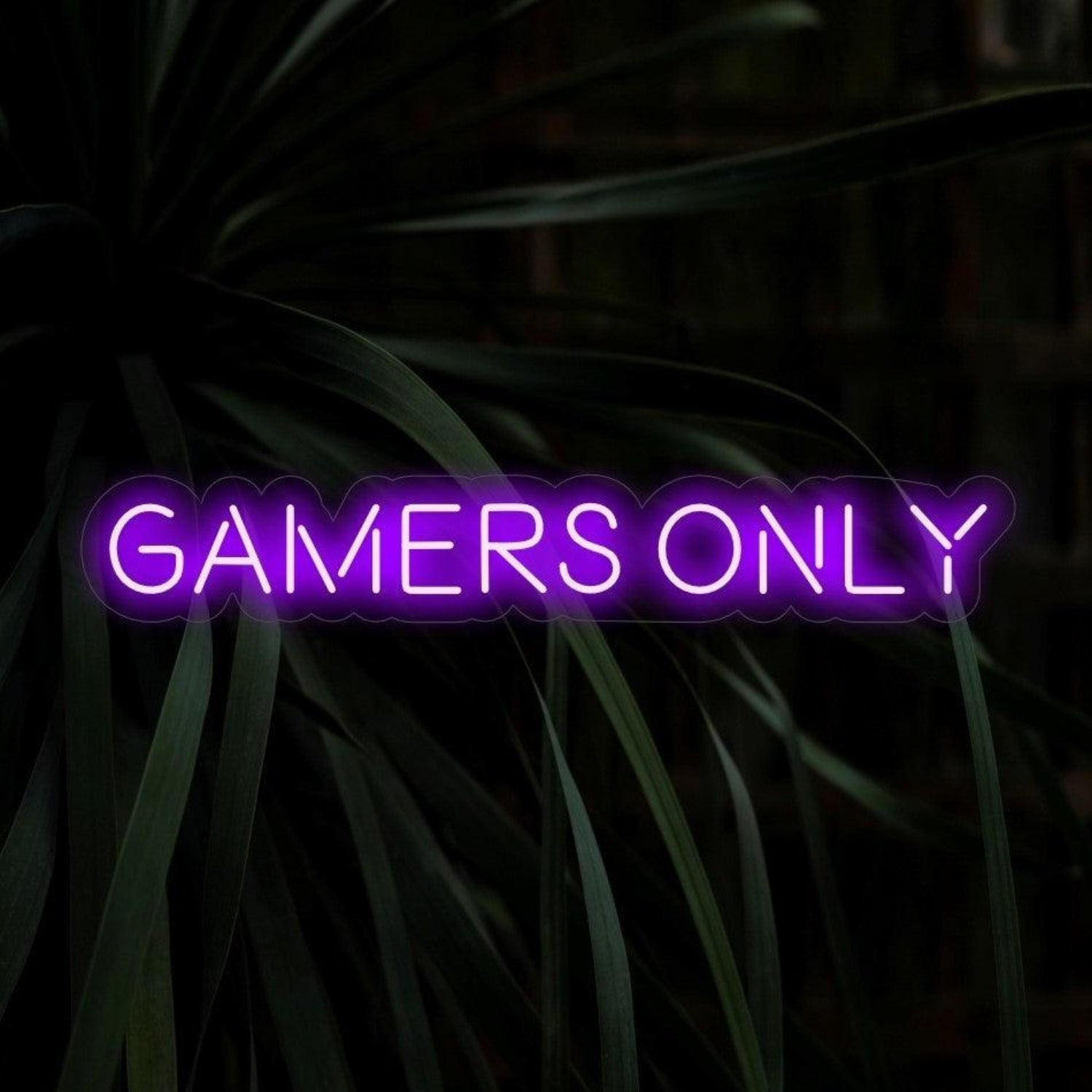 Gamers Only Purple Led Neon Sign For Gaming Room Decor | Shineneon