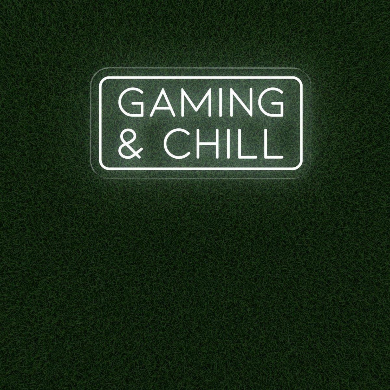 Gaming Chill Blue Glow Led Neon Sign For Modern Game Room Decor | Shineneon
