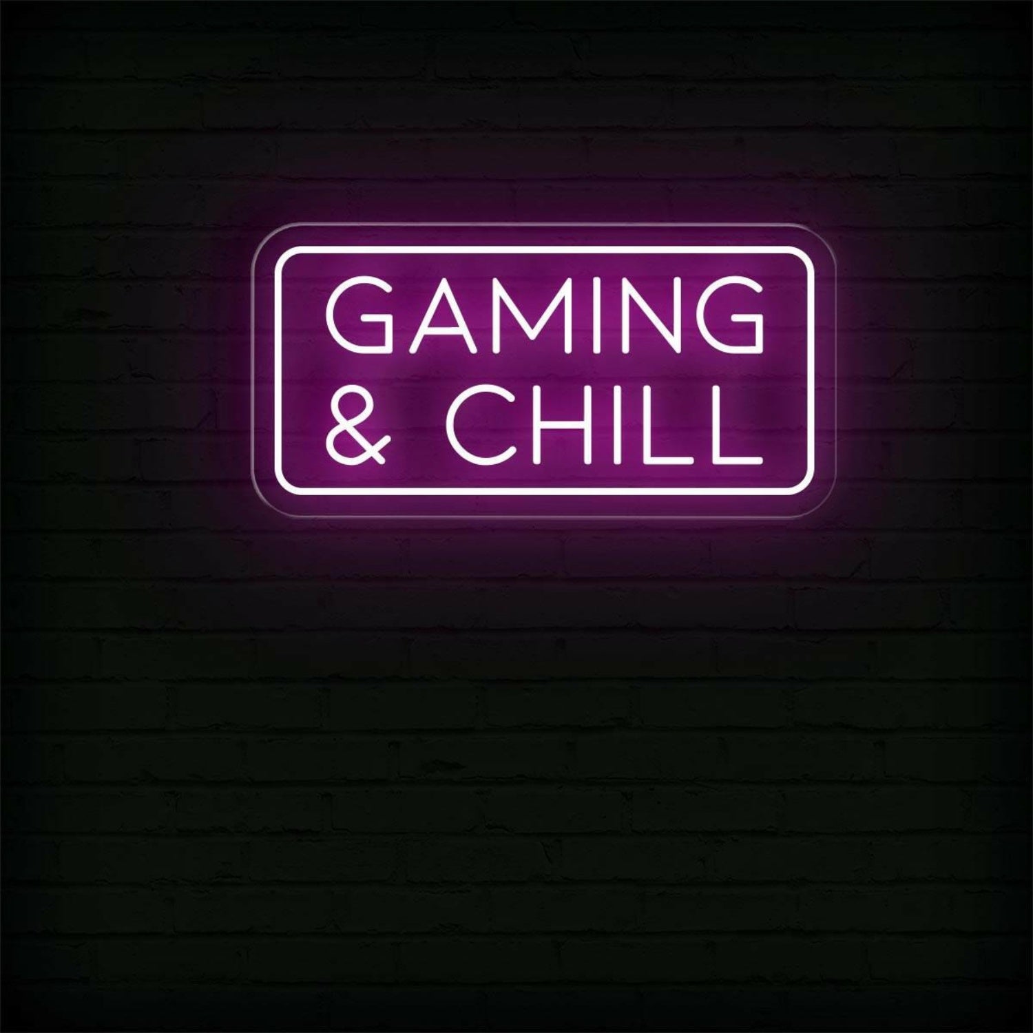 Gaming Chill Blue Glow Led Neon Sign For Modern Game Room Decor | Shineneon