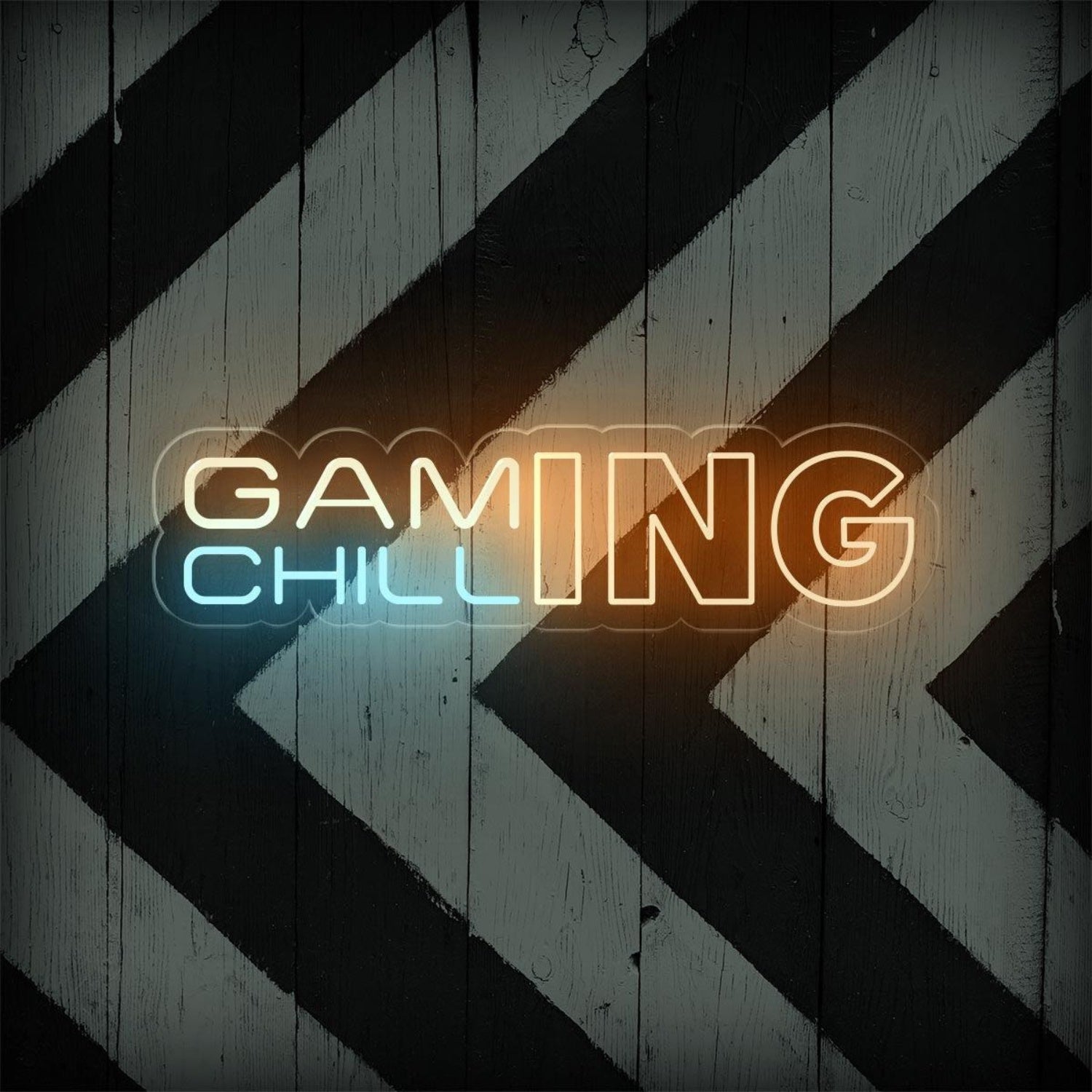 Gaming Chill Dual-Color Led Neon Sign For Gaming Room Decor | Shineneon