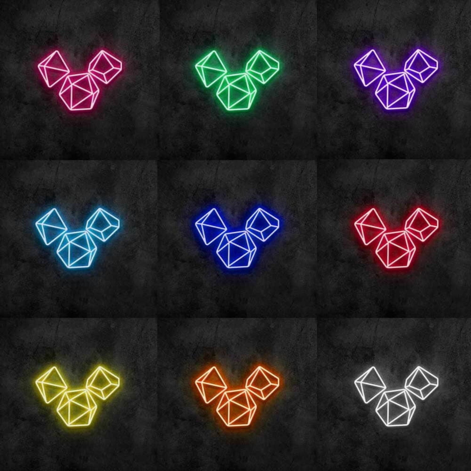 Gaming Dice Led Neon Sign For Gaming And Fun Spaces | Shineneon