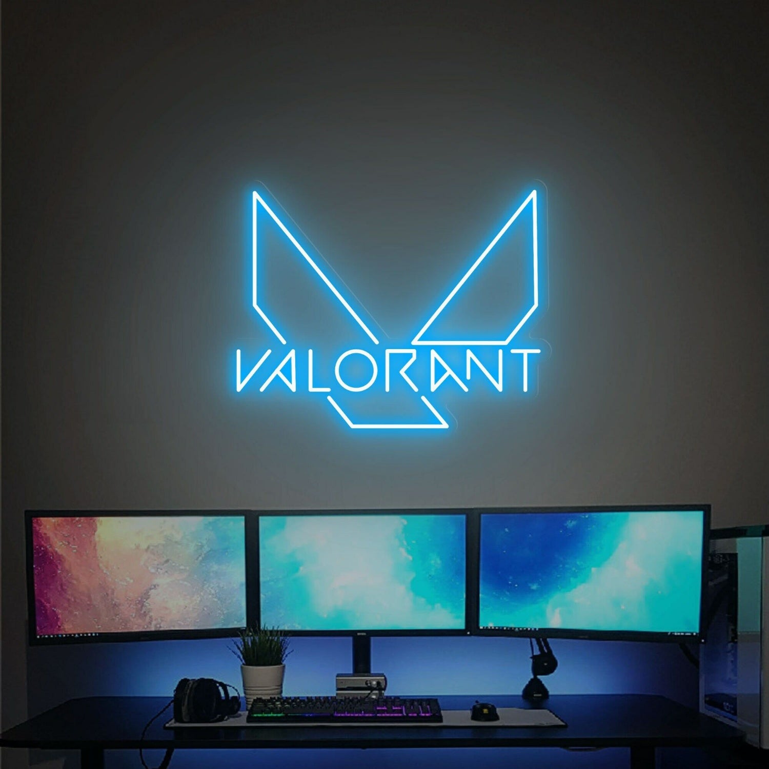 Gaming Haven Valorant Led Neon Sign Size And Colneon Lights - Shineneon