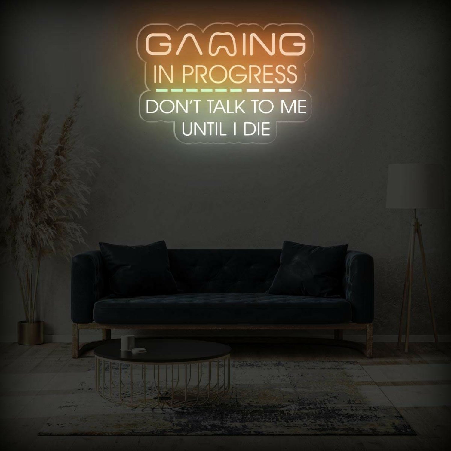 Gaming In Progress Dont Talk To Me Led Neon Sign For Gaming Room Wall Art | Shineneon