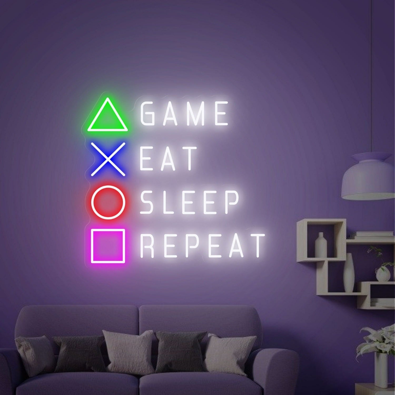 Gaming Led Neon Sign Game Room Decor For Bar Ambiance - Shineneon