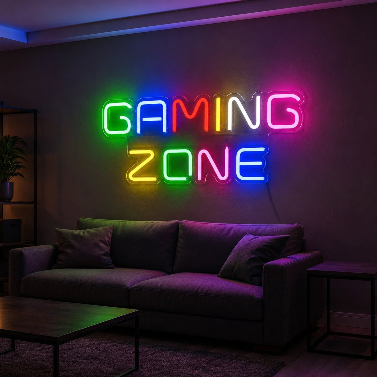 Gaming Zone LED Neon Sign Man Cave Neon Sign - Shineneon