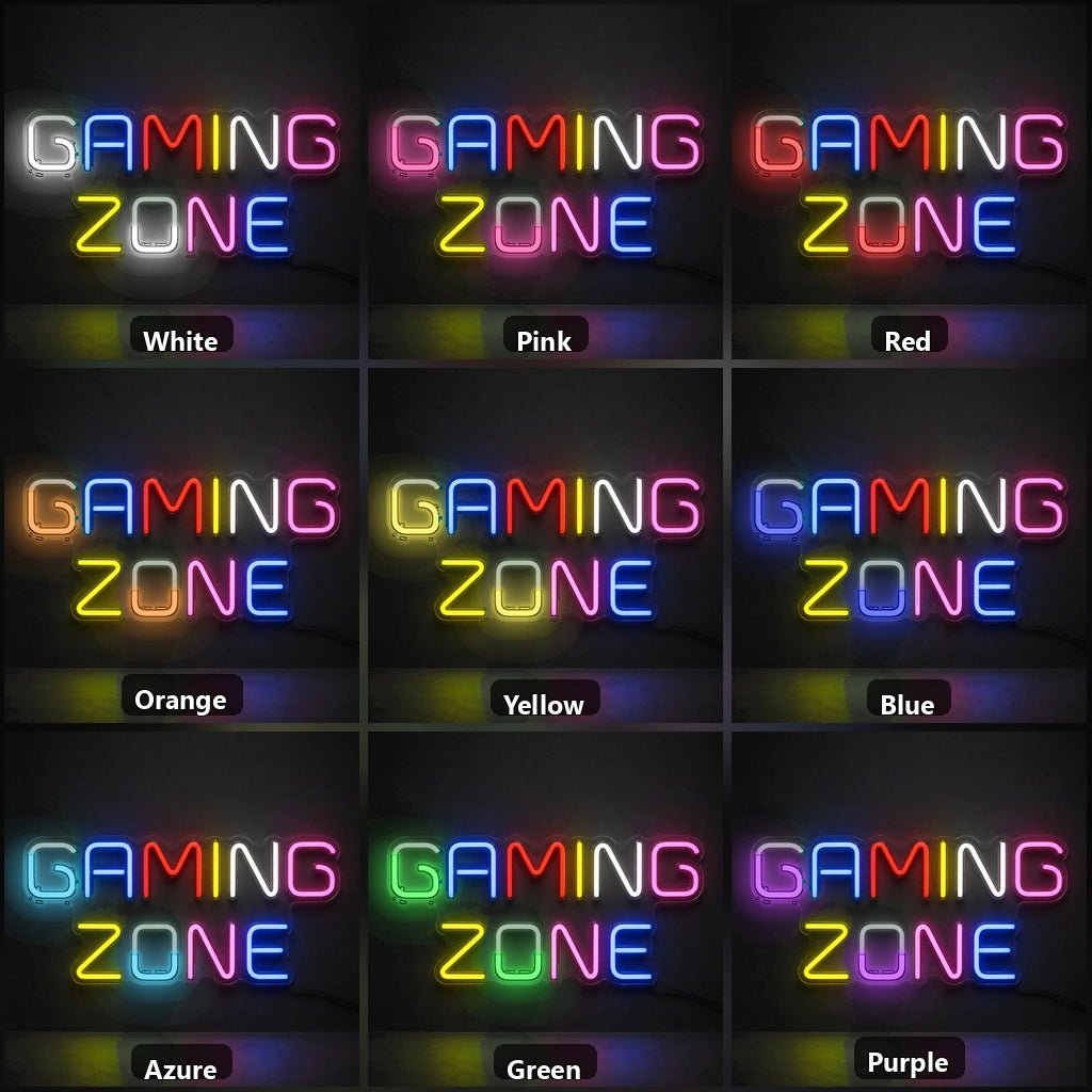 Gaming Zone Vintage LED Neon Sign - Shineneon