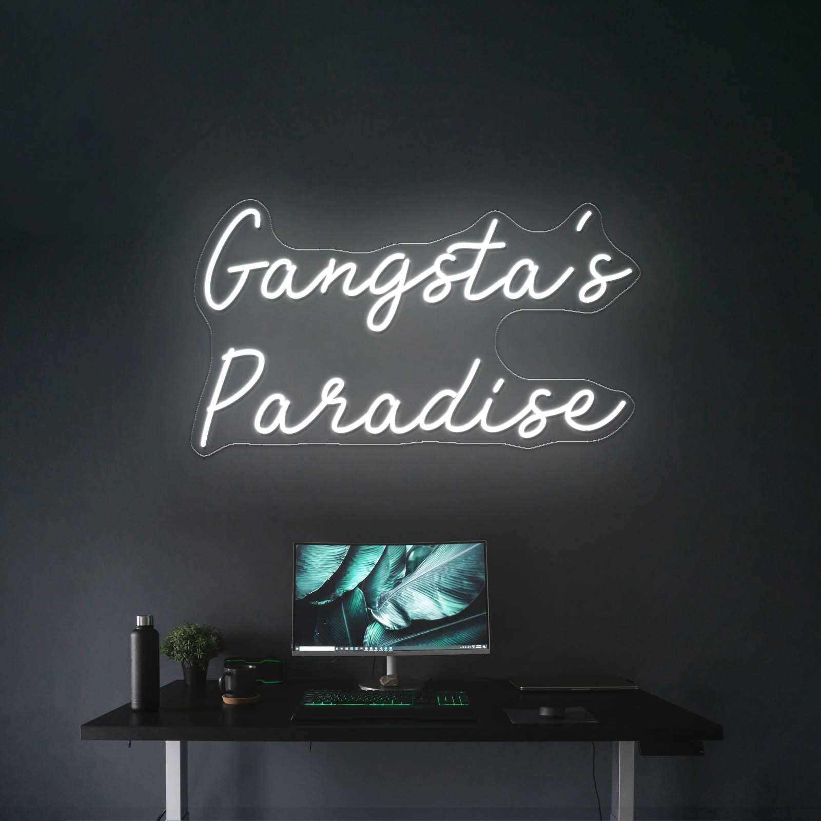 Gangstas Paradise Led Neon Signs For Wall Decor - Shineneon