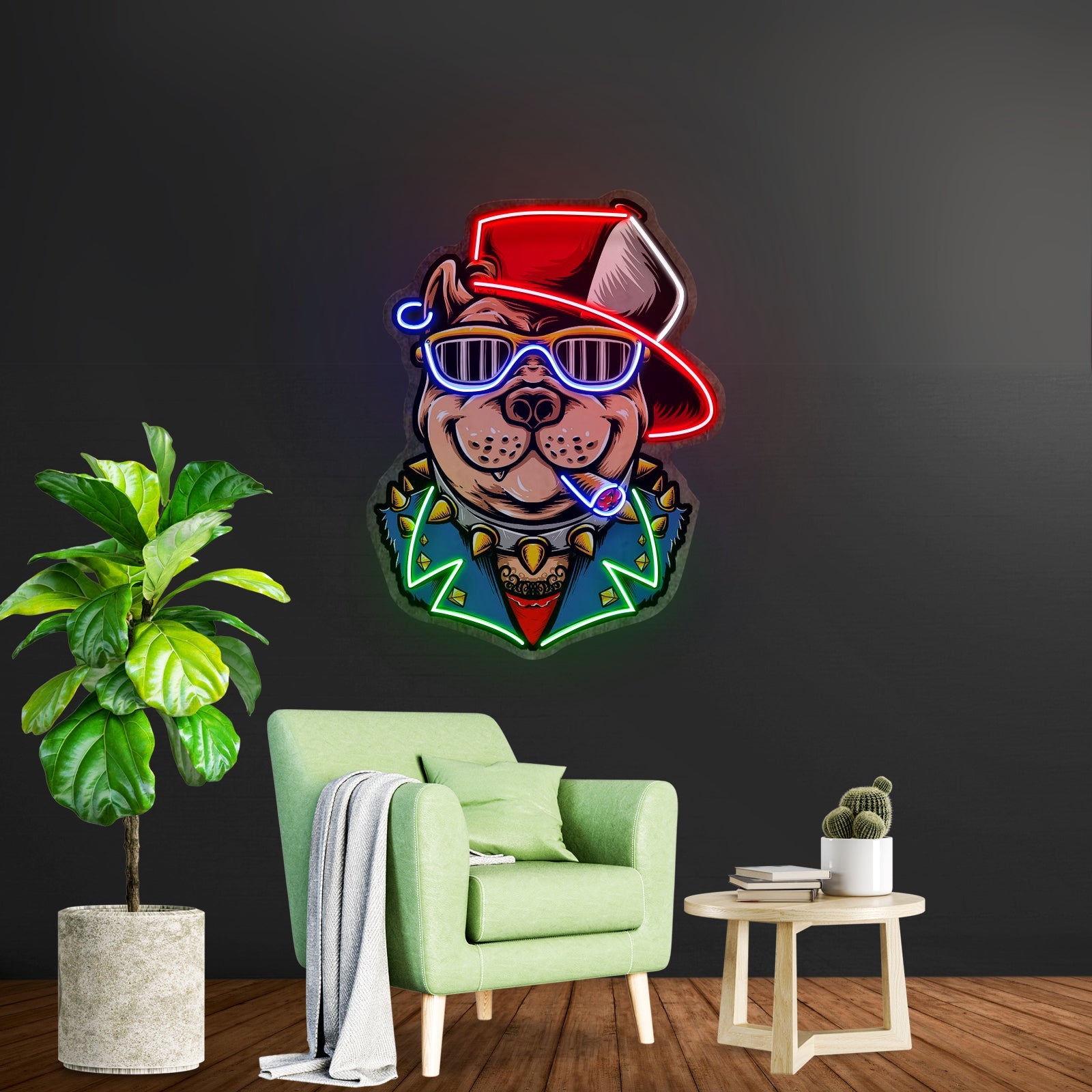 Ganster Dog Led Neon Sign Light Custom Led Signs - Shineneon