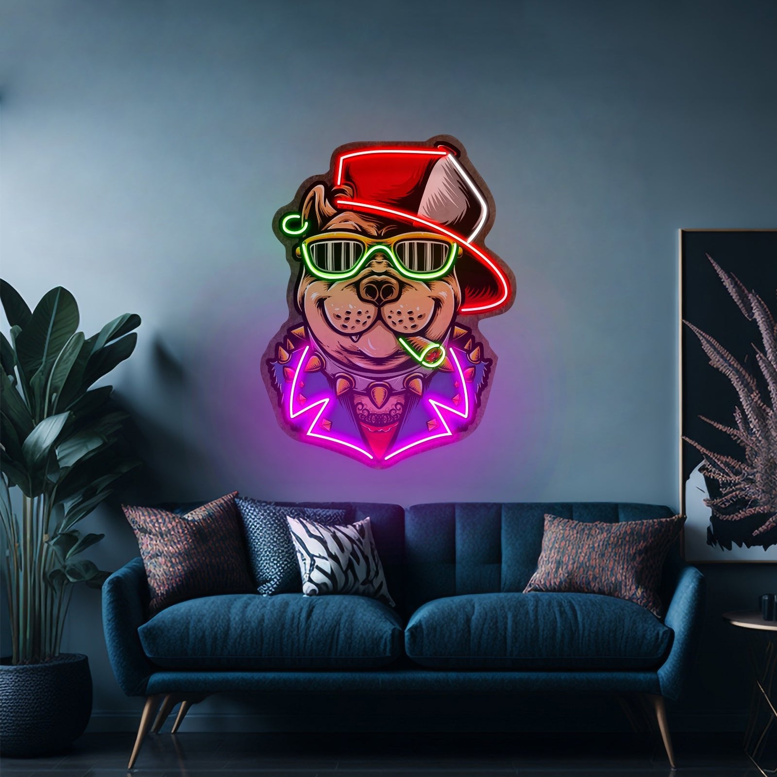 Ganster Dog Led Neon Sign Light Custom Led Signs - Shineneon
