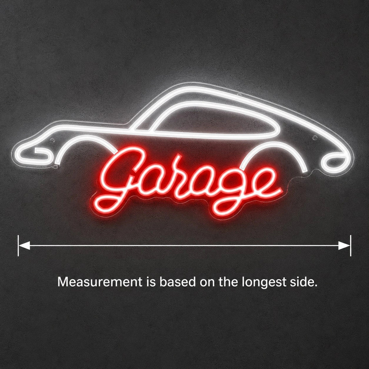 Garage Car Outline LED Neon Sign - Shineneon