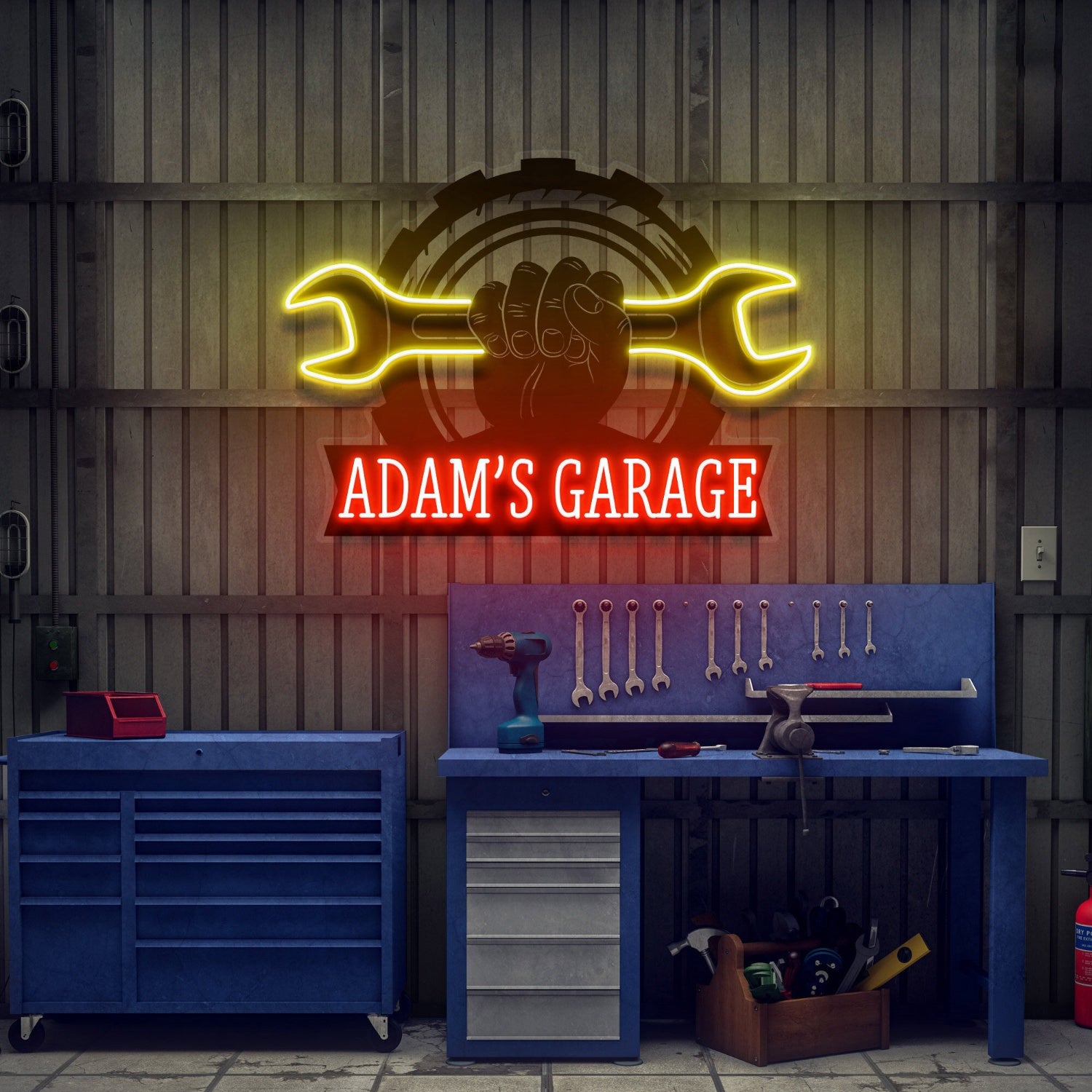 Garage Sign For Men Garage Decor Led Uv Neon Sign Decor | Shineneon