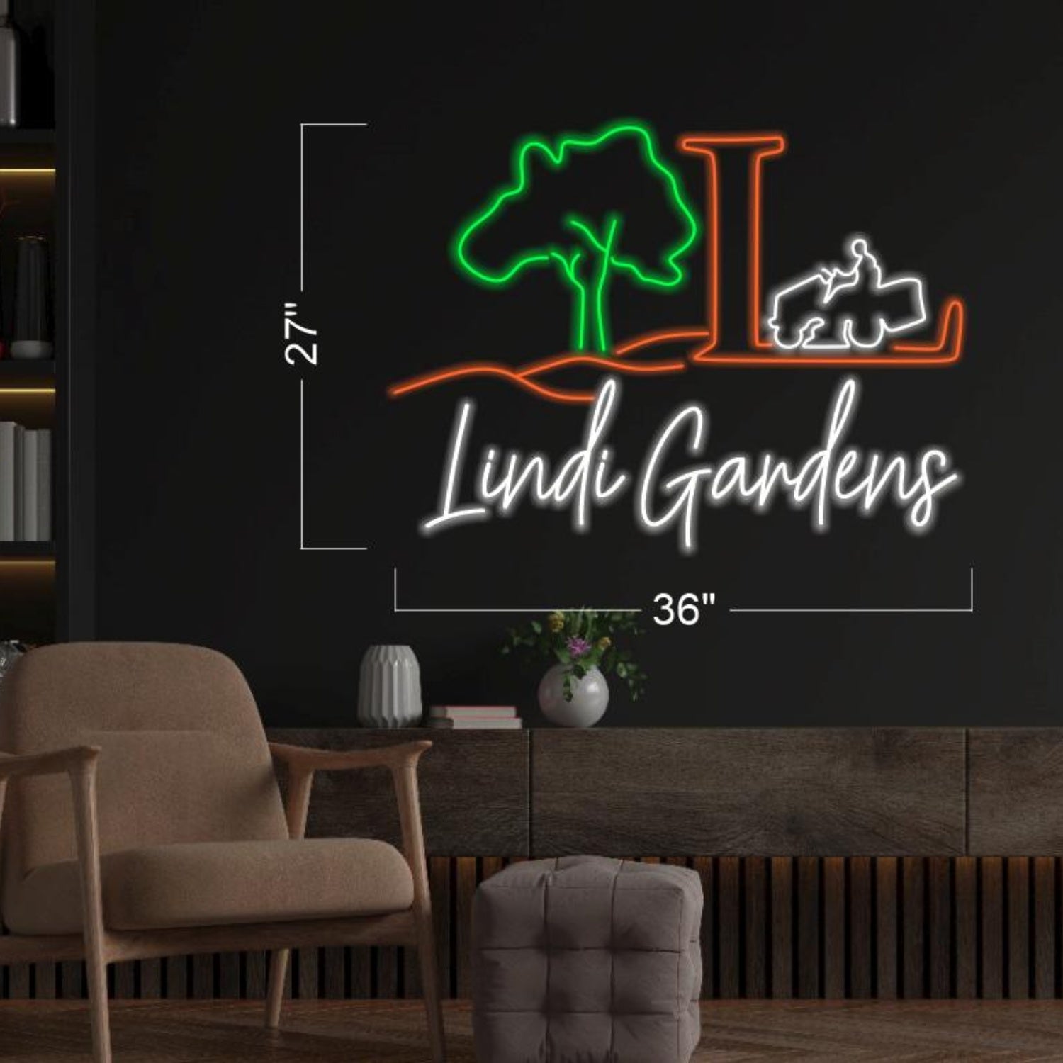 Garcia Polett Family Welcome Star Cactus Led Neon Sign For Home Decor | Shineneon