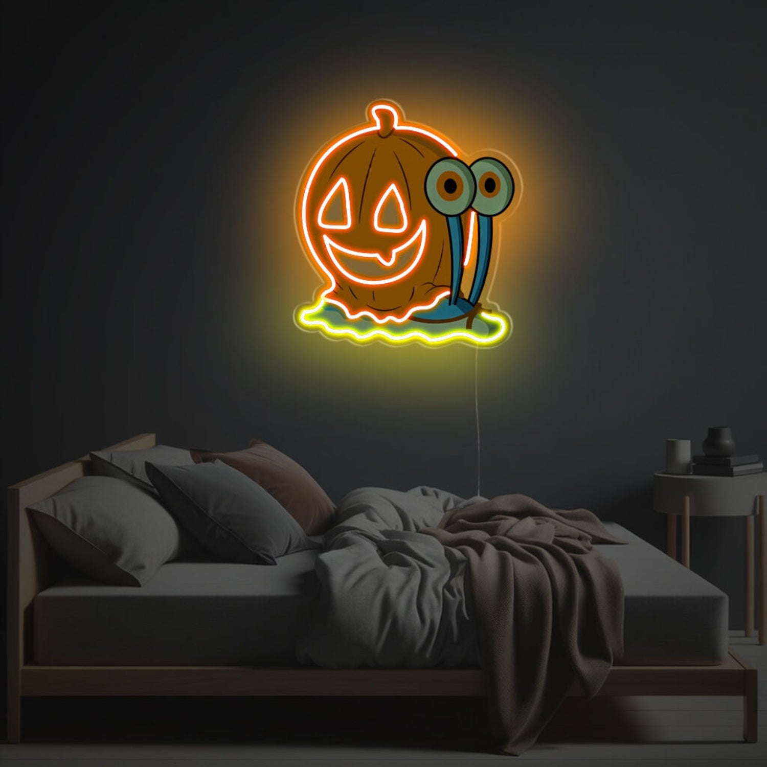 Gary With Halloween Decoration Led Neon Acrylic Artwork | Shineneon