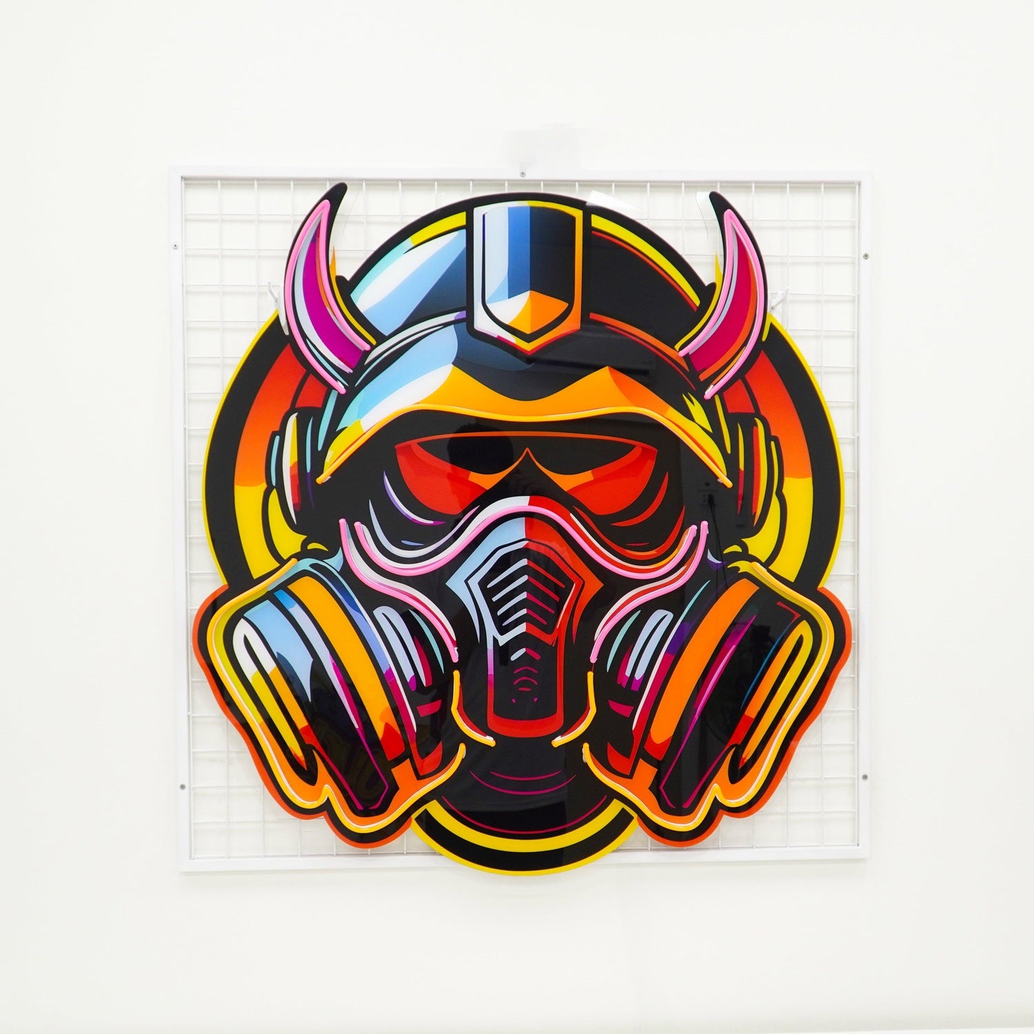 Gas Mask Esport Uv Printed Led Neon Sign For Gaming Room Decor | Shineneon
