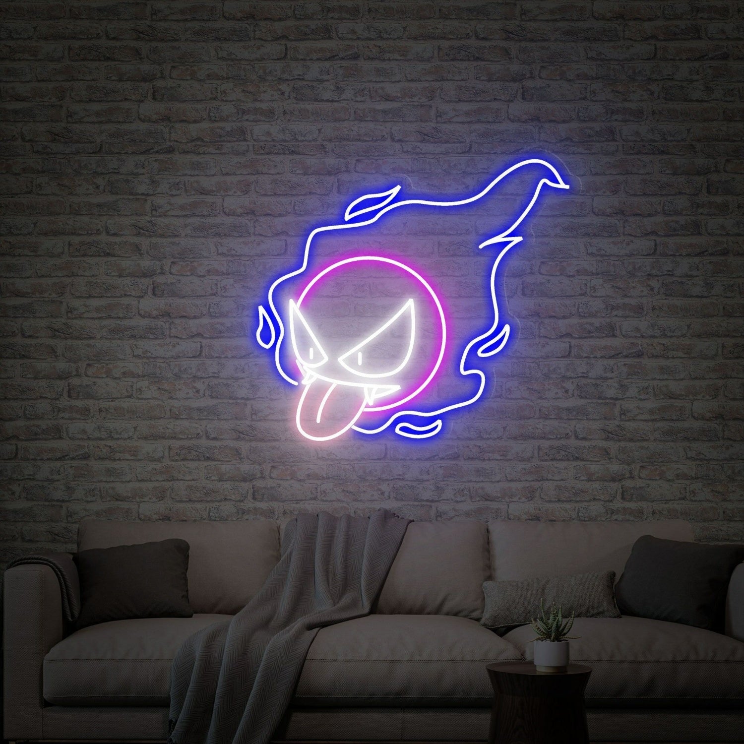 Gastly Led Neon Sign Led Anime Neon Lights - Shineneon