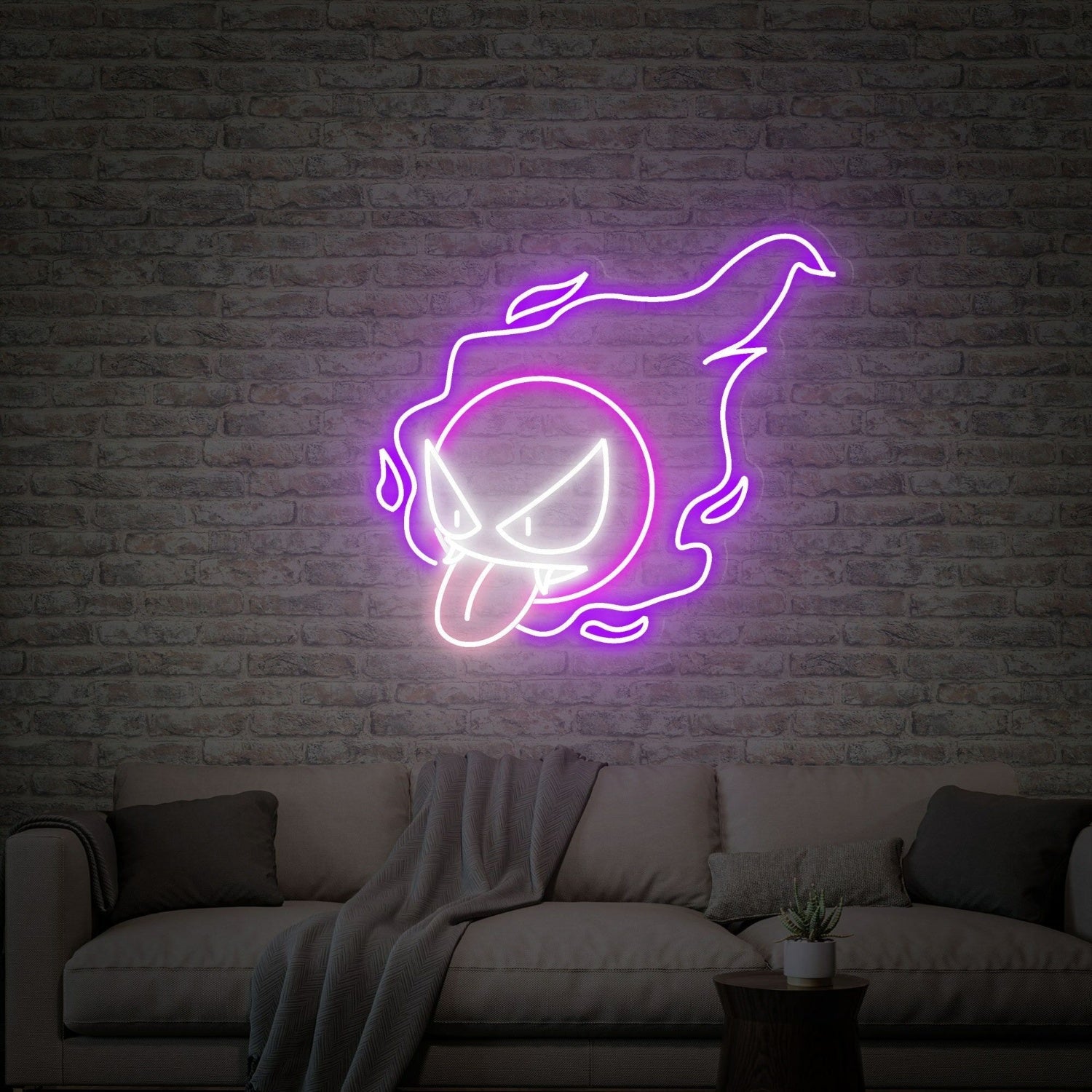 Gastly Led Neon Sign Led Anime Neon Lights - Shineneon